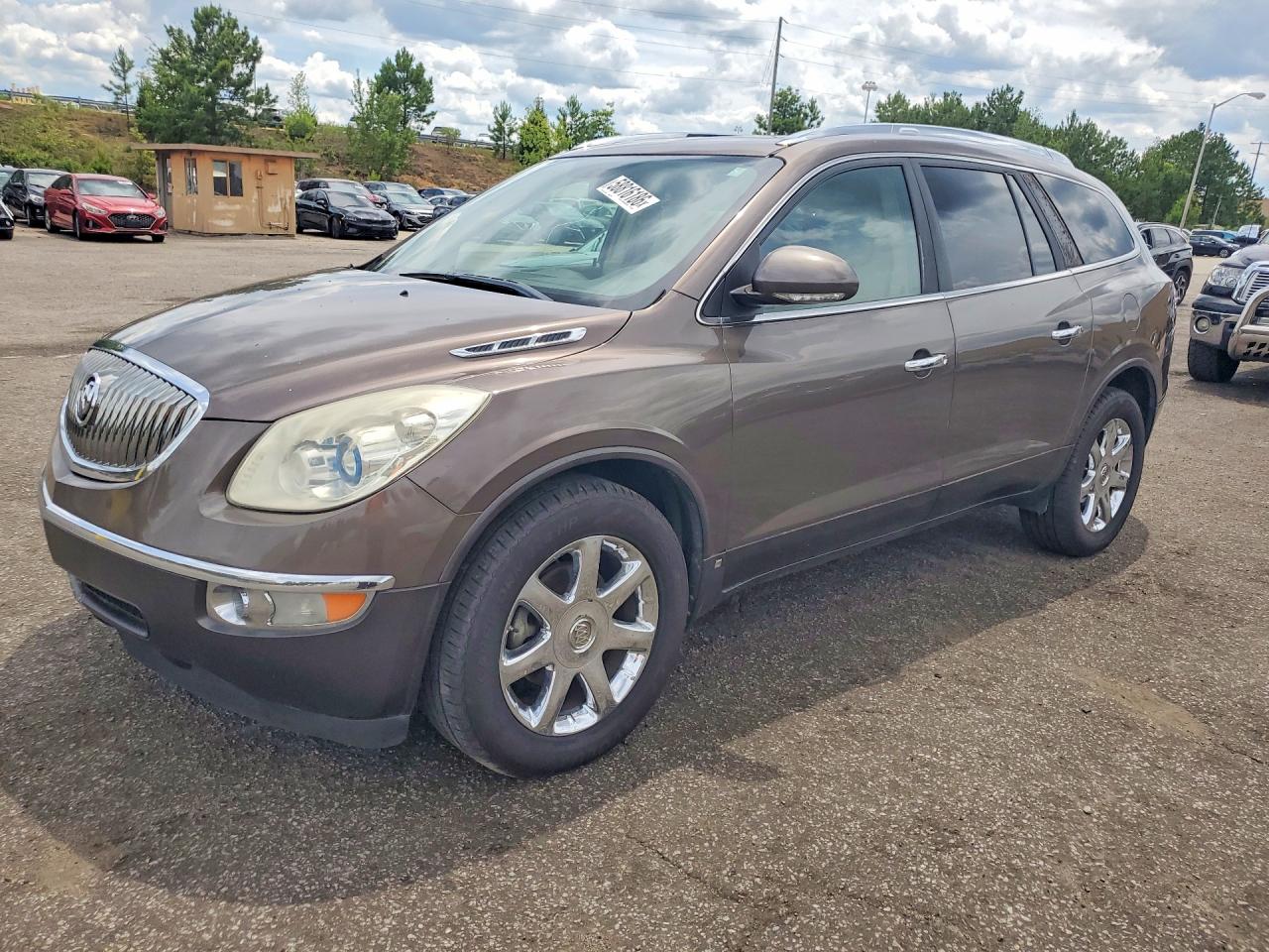 2009 Buick Enclave Cxl Brown vin: 5GAER23D09J154027
