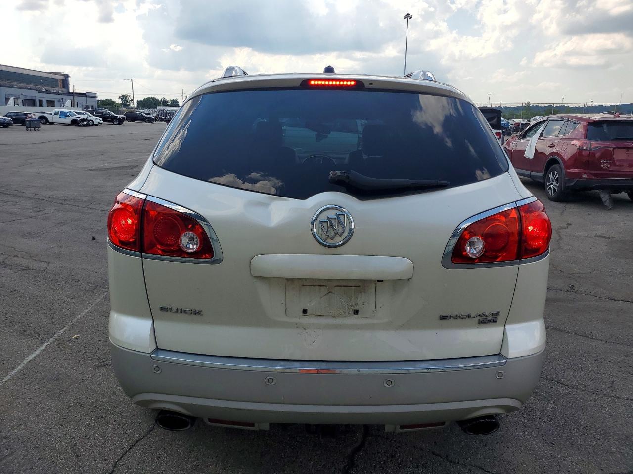 2009 Buick Enclave Cxl White vin: 5GAER23D09J193054