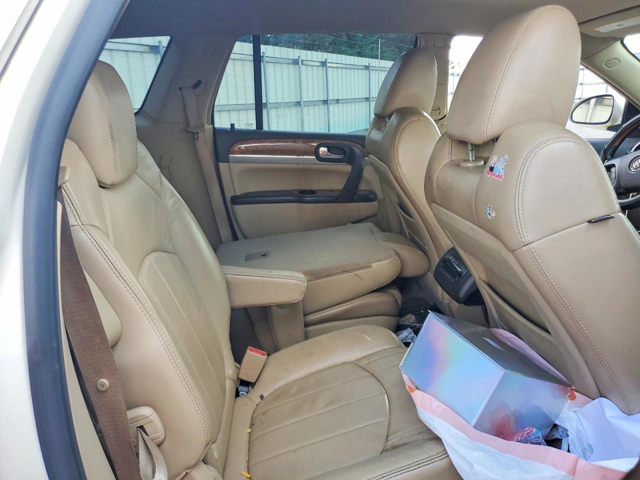 2009 Buick Enclave Cxl White vin: 5GAER23D09J193054