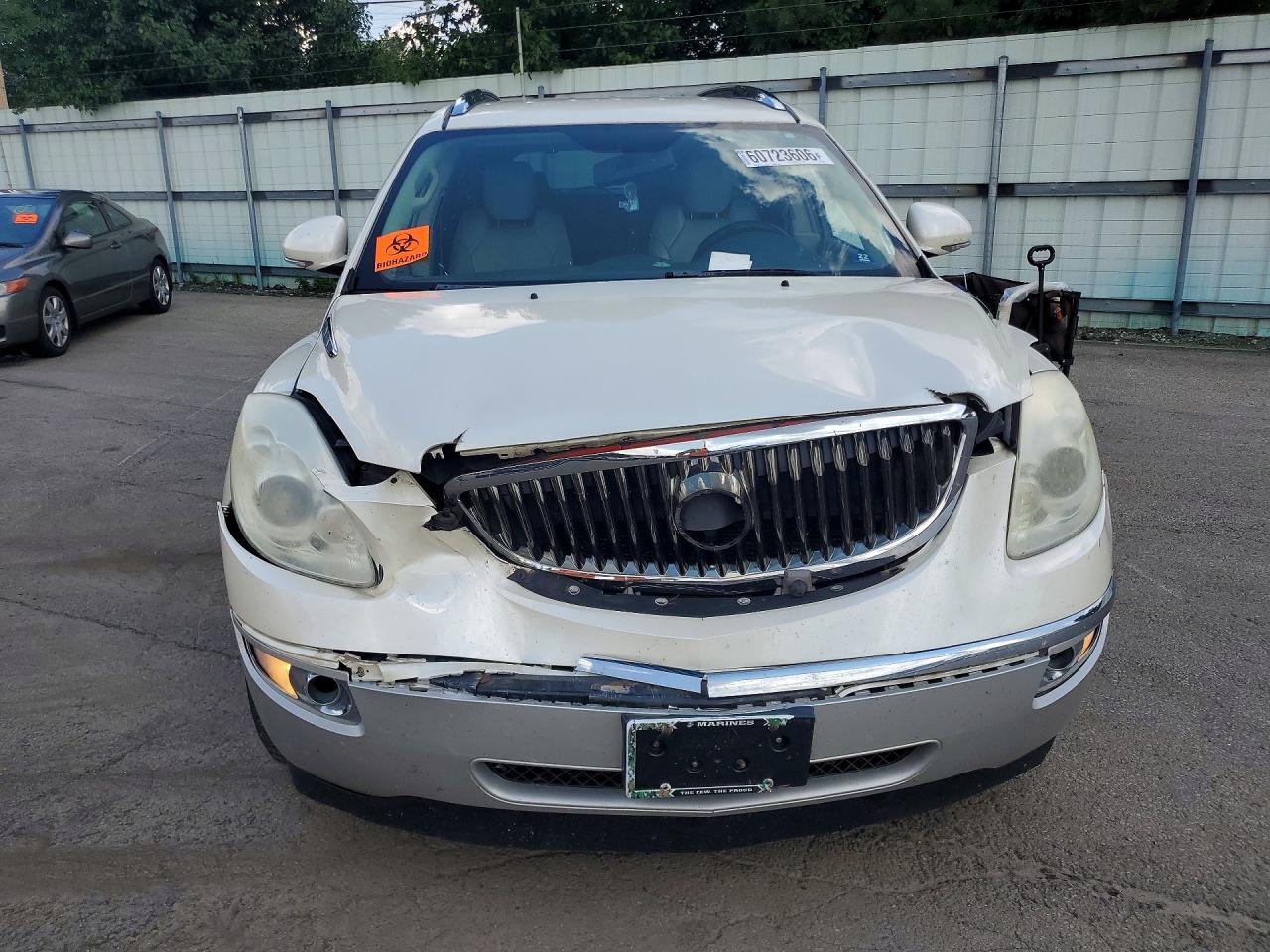 2009 Buick Enclave Cxl White vin: 5GAER23D09J193054
