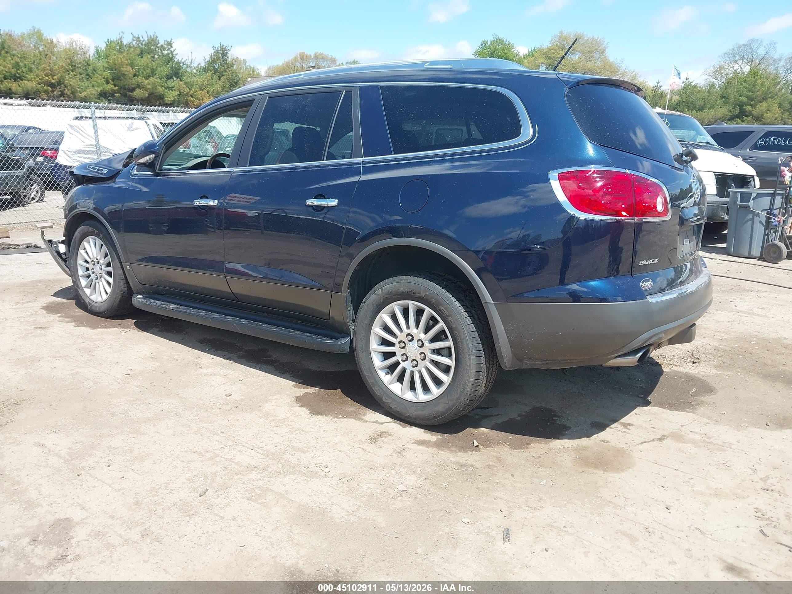 2009 Buick Enclave Cxl Blue vin: 5GAER23D19J151363