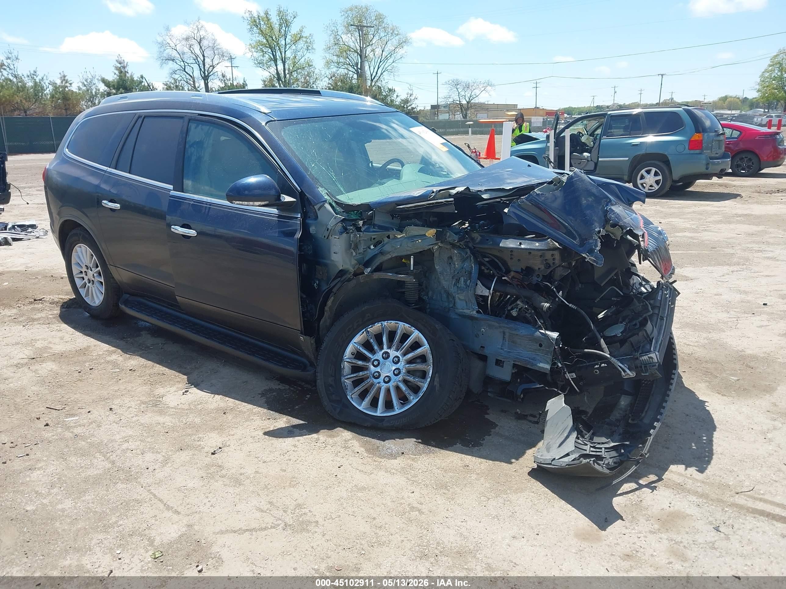 2009 Buick Enclave Cxl Blue vin: 5GAER23D19J151363