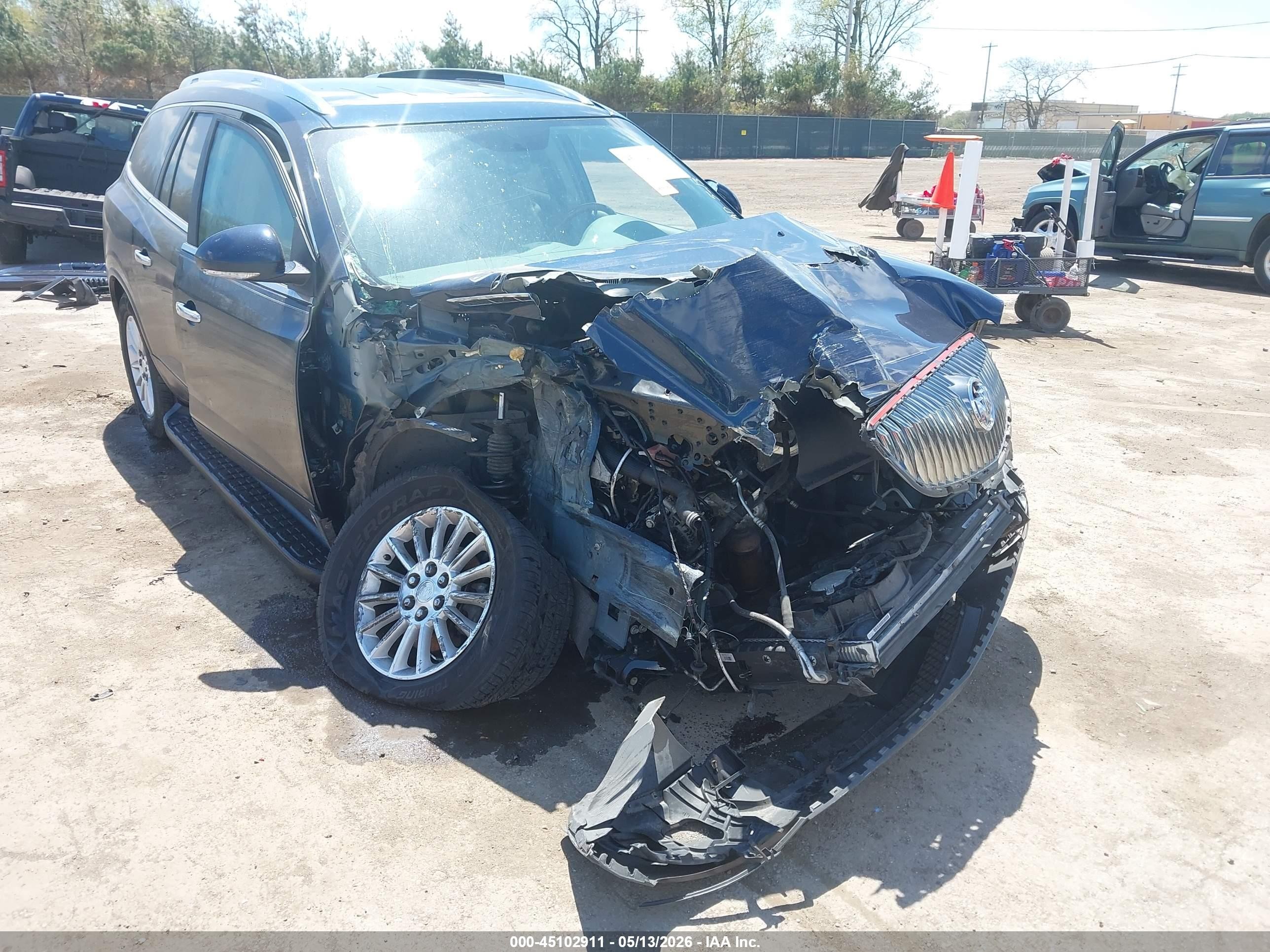 2009 Buick Enclave Cxl Blue vin: 5GAER23D19J151363
