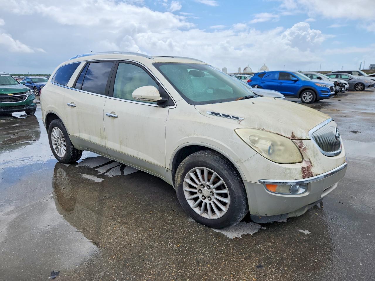 2009 Buick Enclave Cxl Beige vin: 5GAER23D29J119327