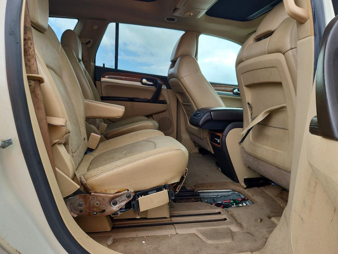 2009 Buick Enclave Cxl Beige vin: 5GAER23D29J119327