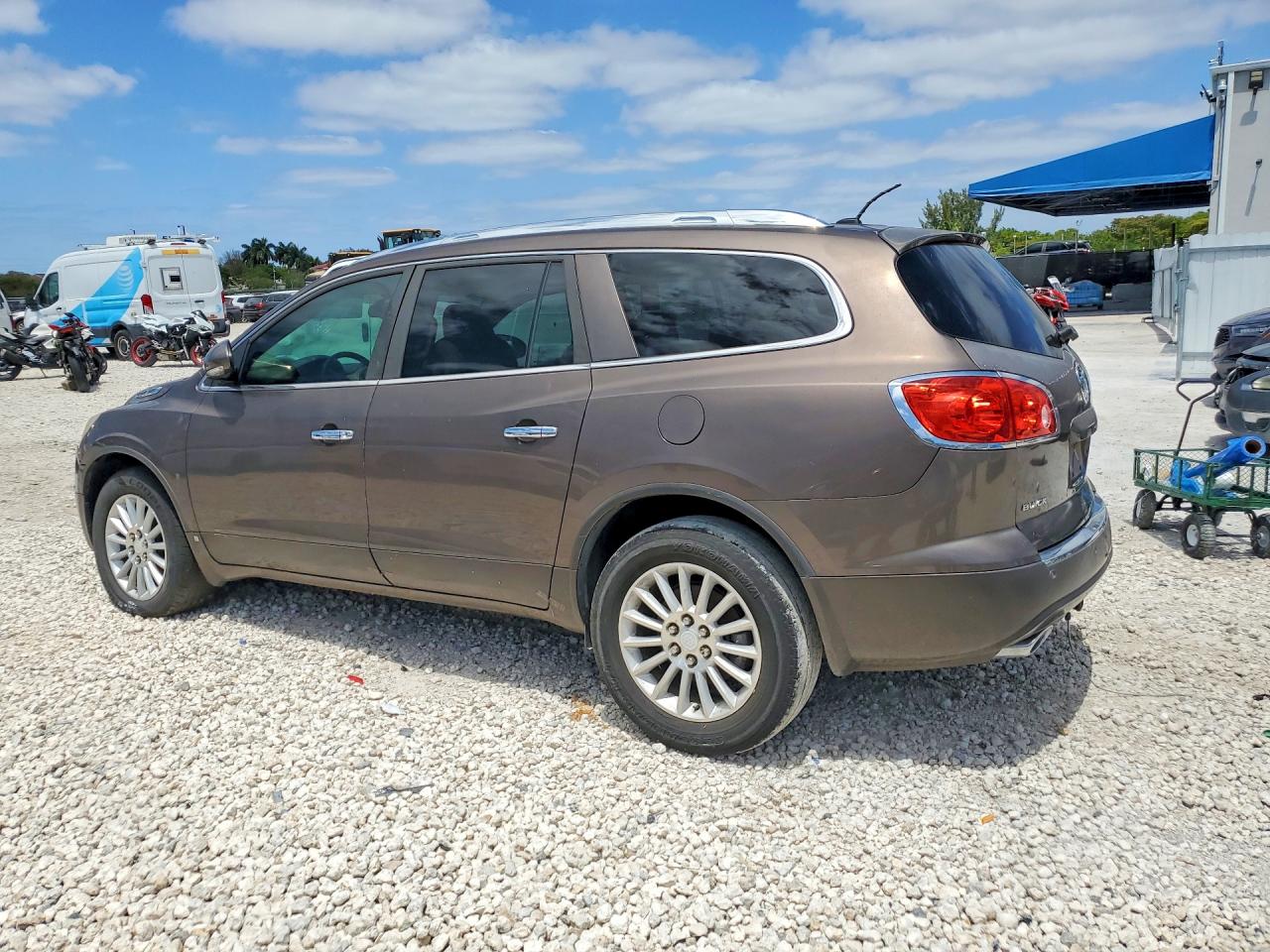 2009 Buick Enclave Cxl Brown vin: 5GAER23D29J167359