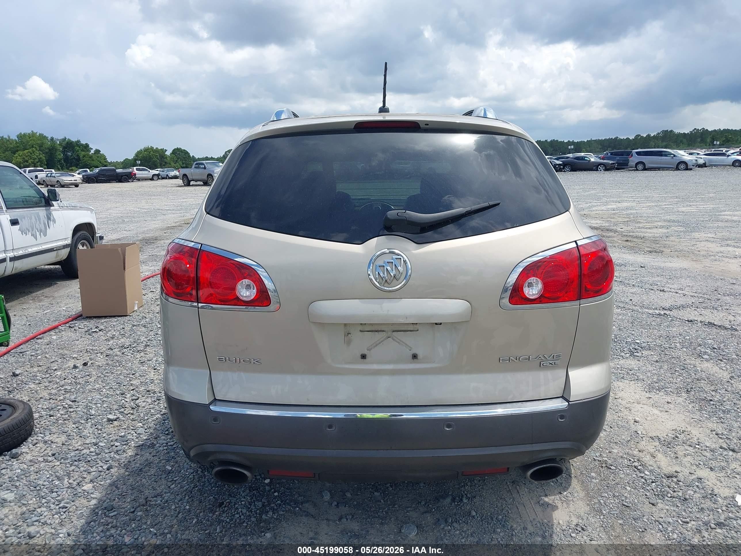 2009 Buick Enclave Cxl Кремовый vin: 5GAER23D29J197042