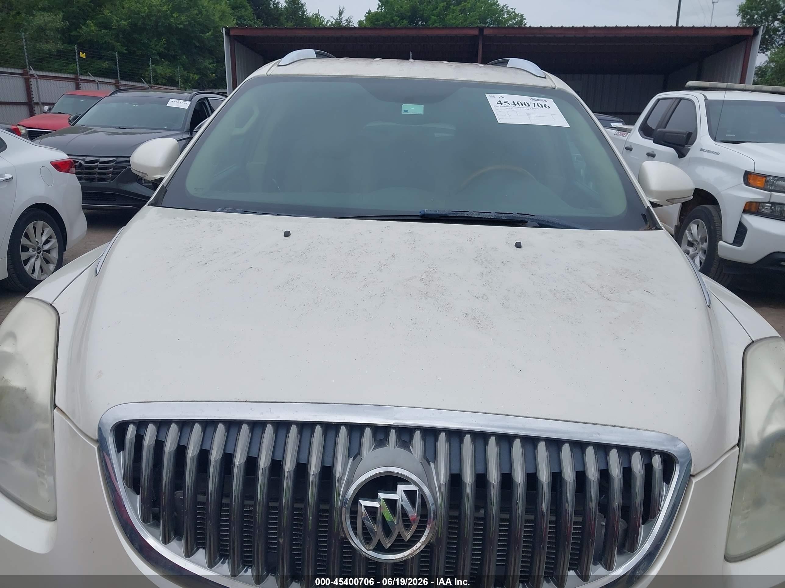 2009 Buick Enclave Cxl Белый vin: 5GAER23D39J115609