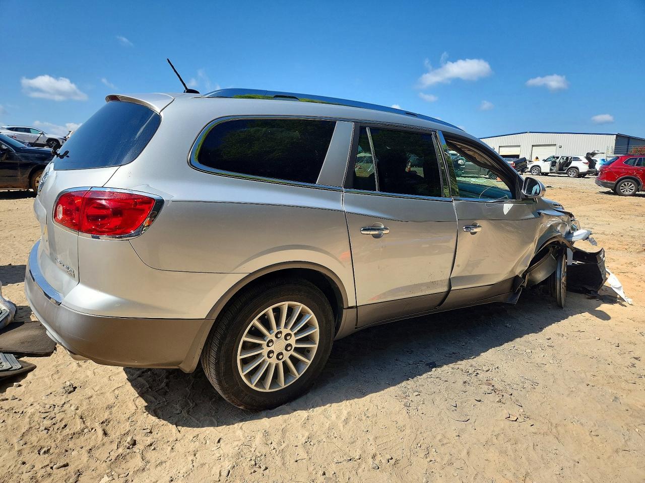 2009 Buick Enclave Cxl Silver vin: 5GAER23D39J134936