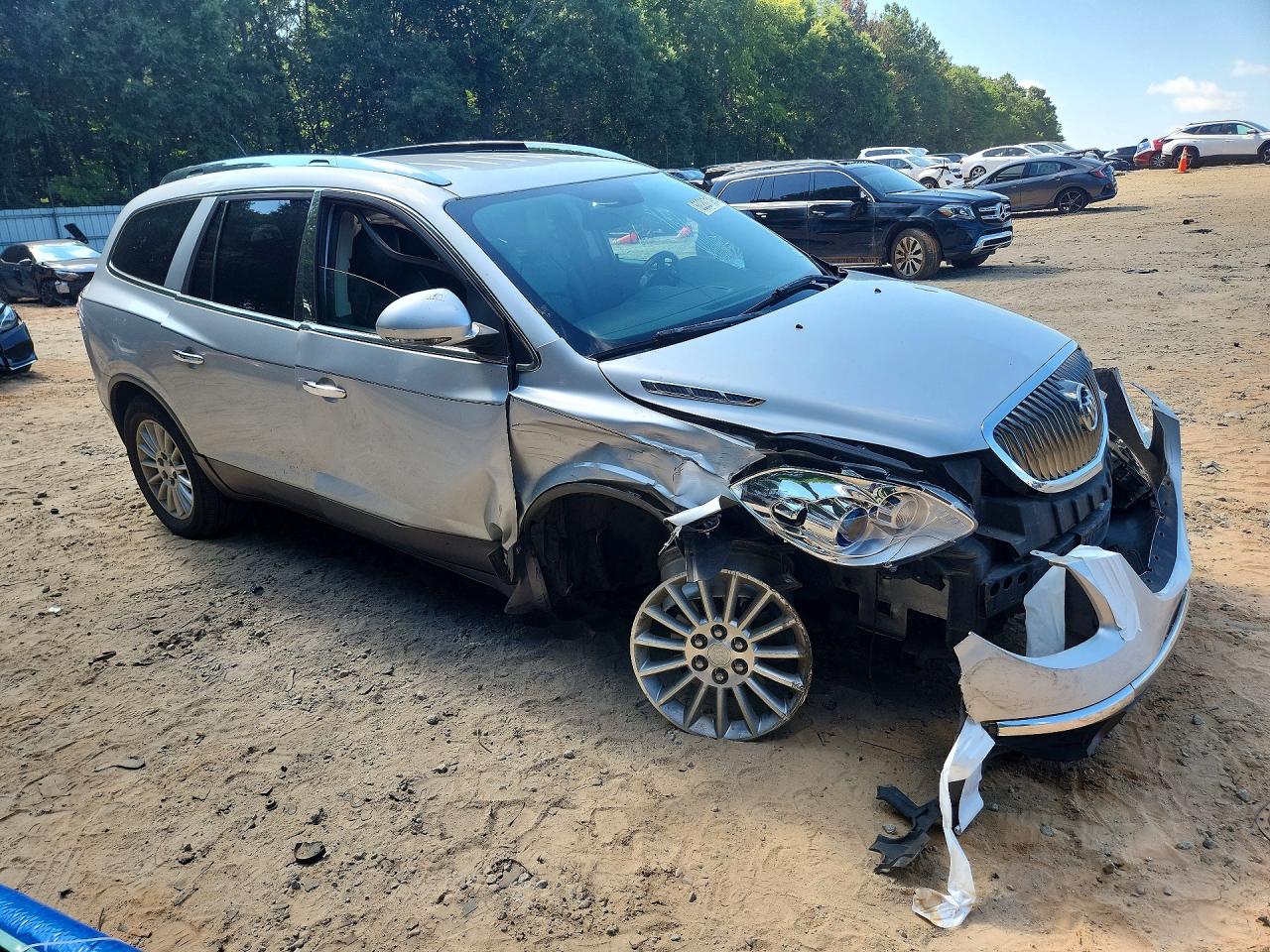 2009 Buick Enclave Cxl Silver vin: 5GAER23D39J134936