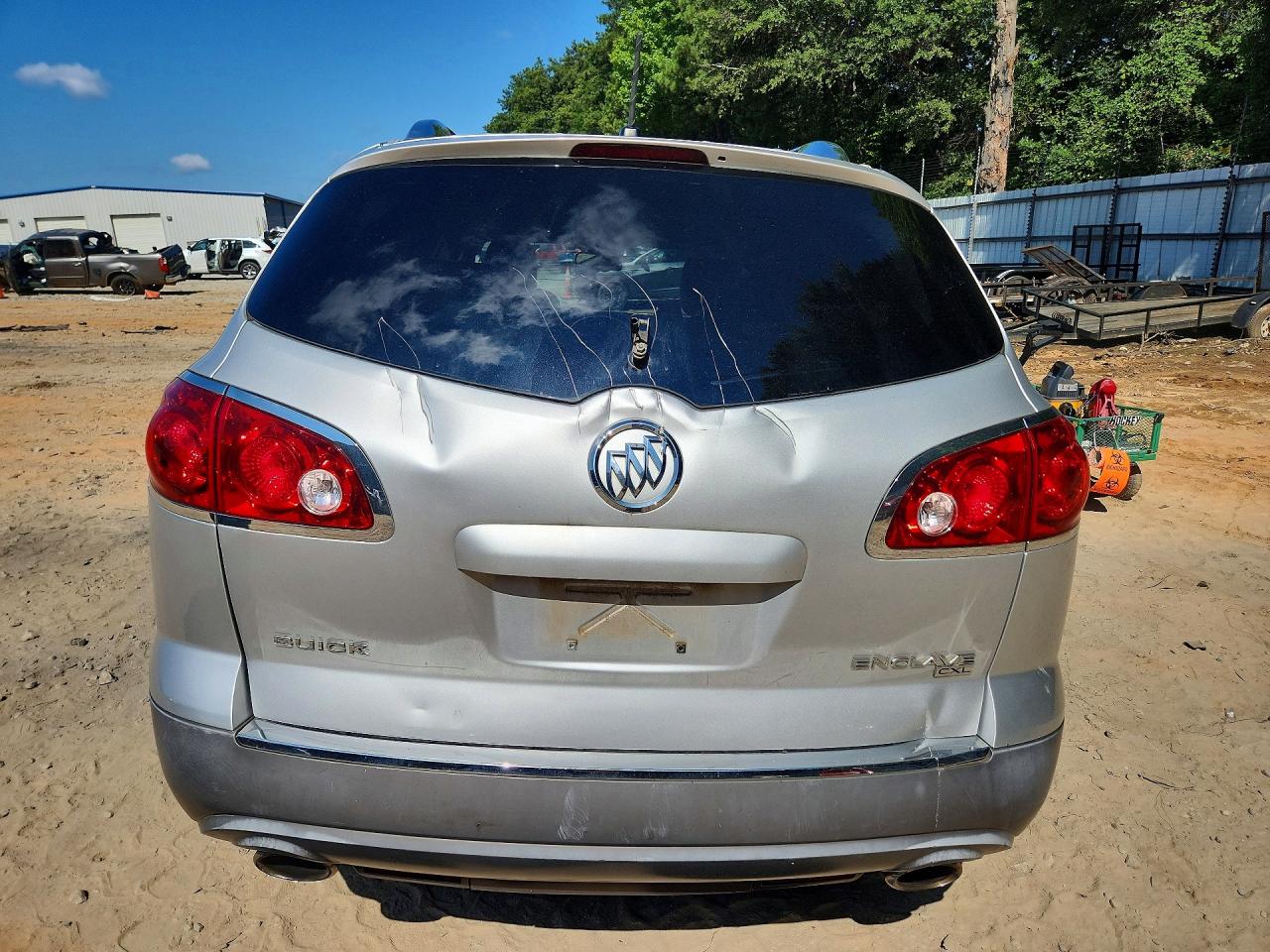 2009 Buick Enclave Cxl Silver vin: 5GAER23D39J134936