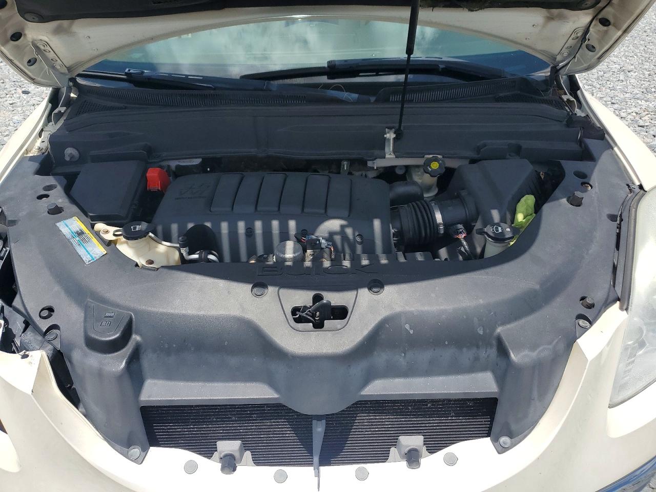 2009 Buick Enclave Cxl White vin: 5GAER23D39J215595