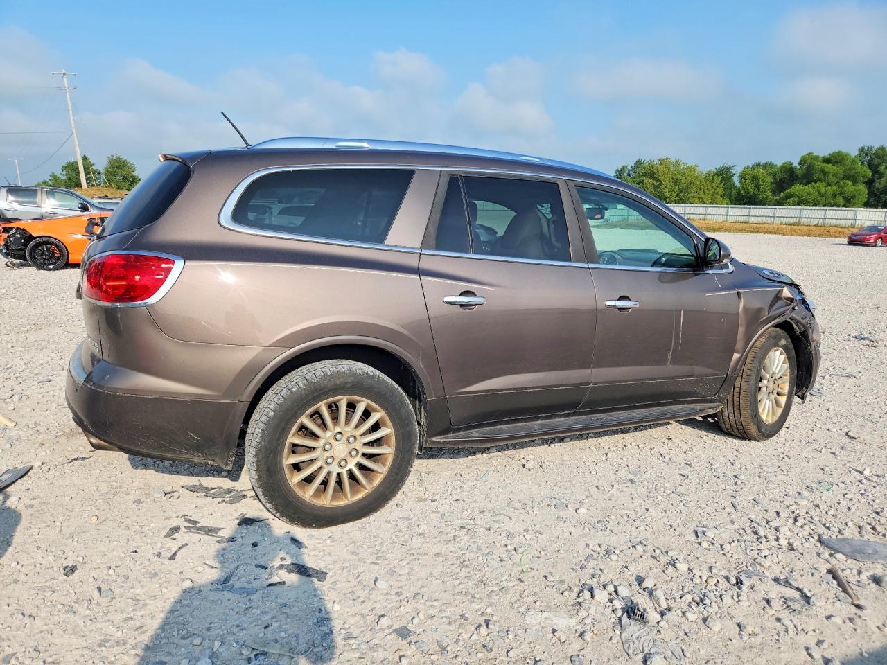 2009 Buick Enclave Cxl Brown vin: 5GAER23D49J136551
