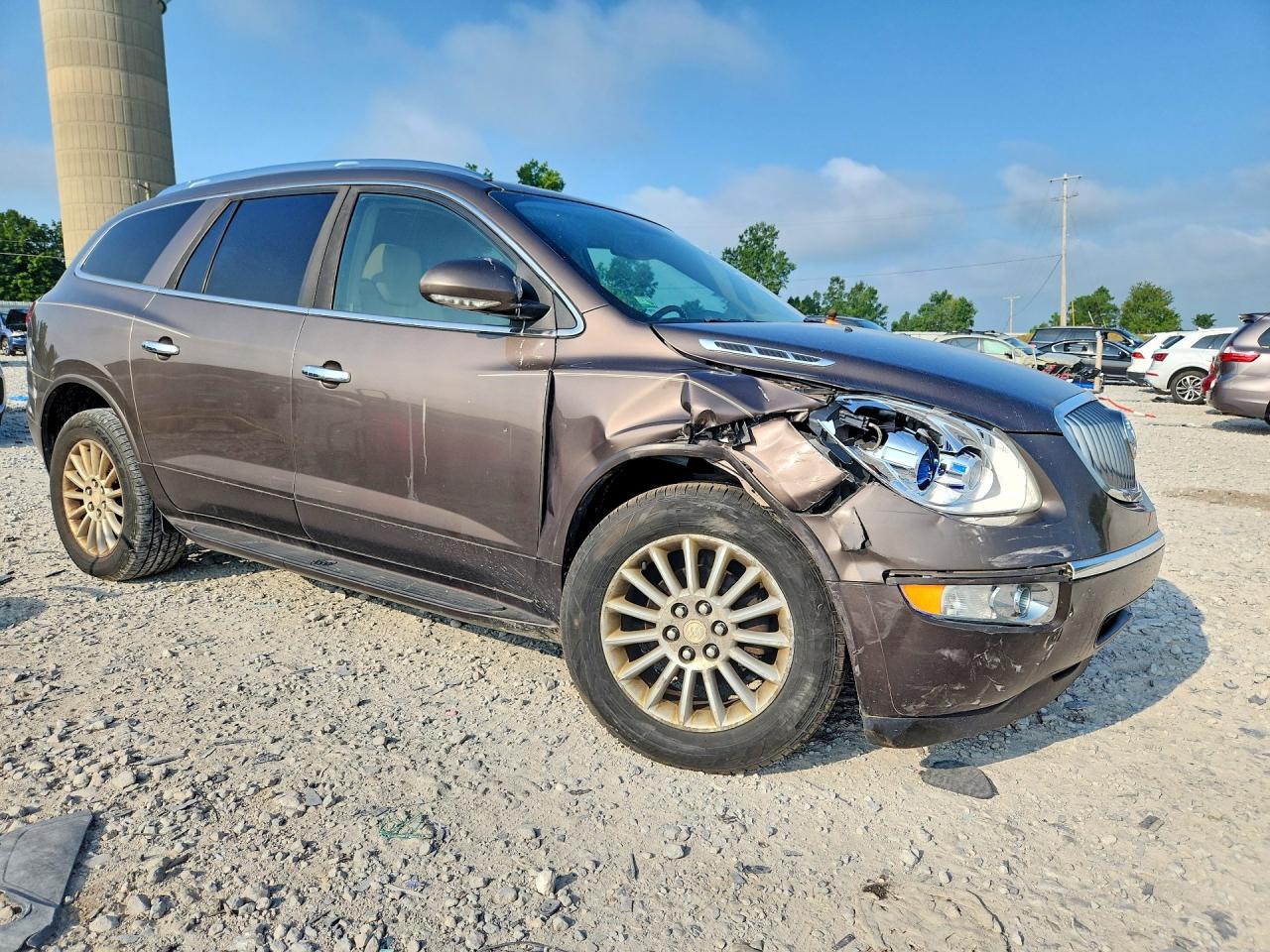 2009 Buick Enclave Cxl Brown vin: 5GAER23D49J136551