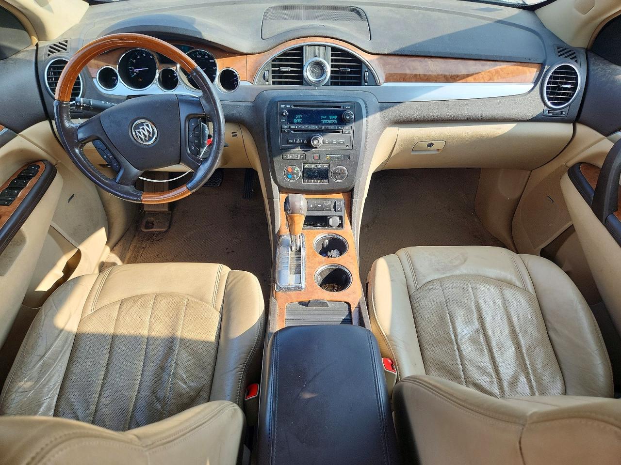 2009 Buick Enclave Cxl Brown vin: 5GAER23D49J136551
