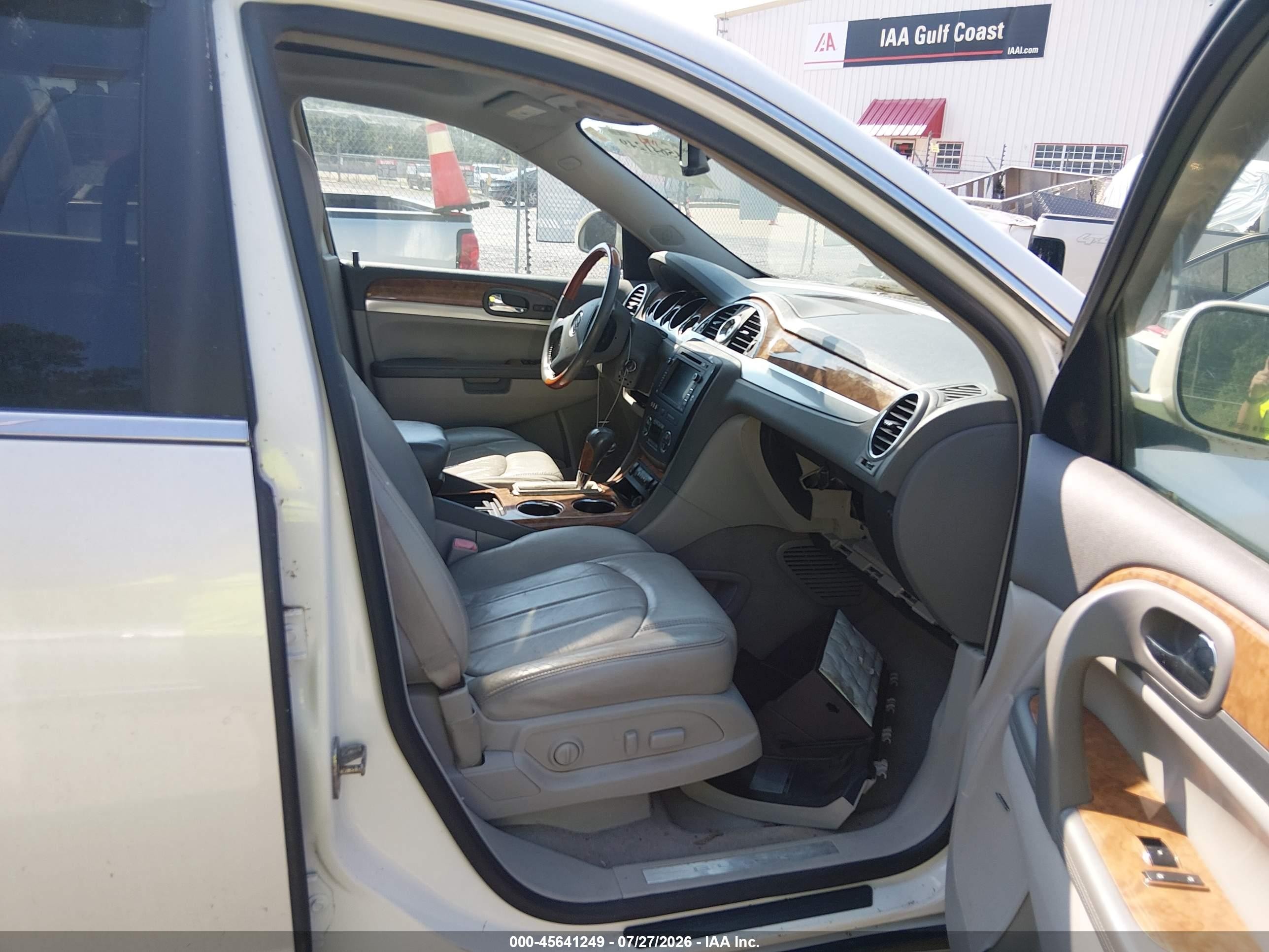 2009 Buick Enclave Cxl Белый vin: 5GAER23D49J185216