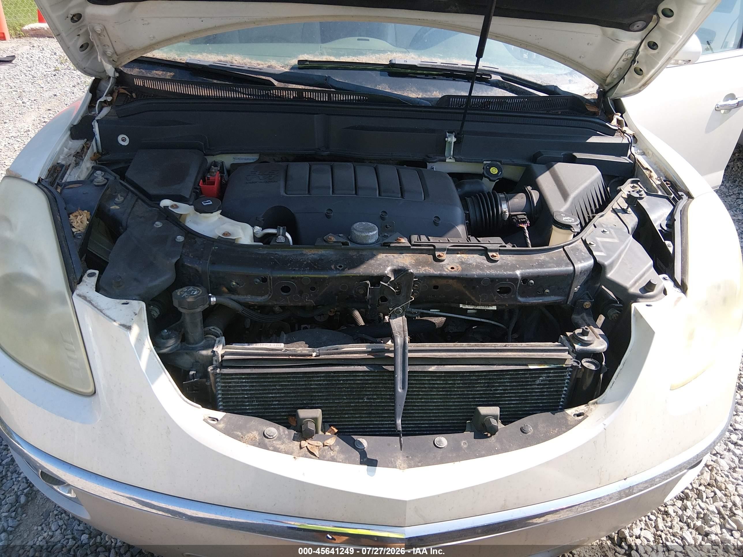 2009 Buick Enclave Cxl Белый vin: 5GAER23D49J185216