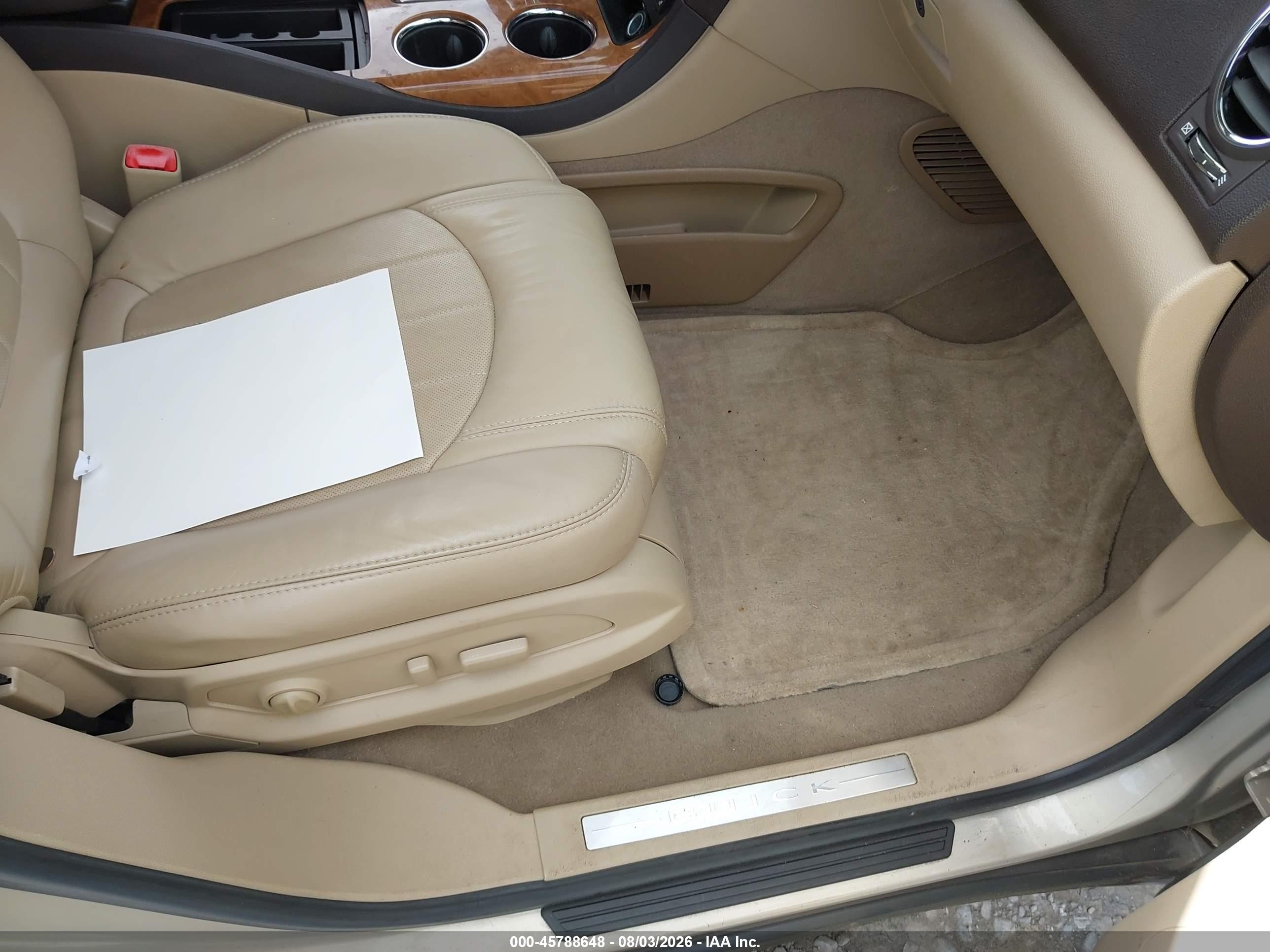 2009 Buick Enclave Cxl Tan vin: 5GAER23D49J209630