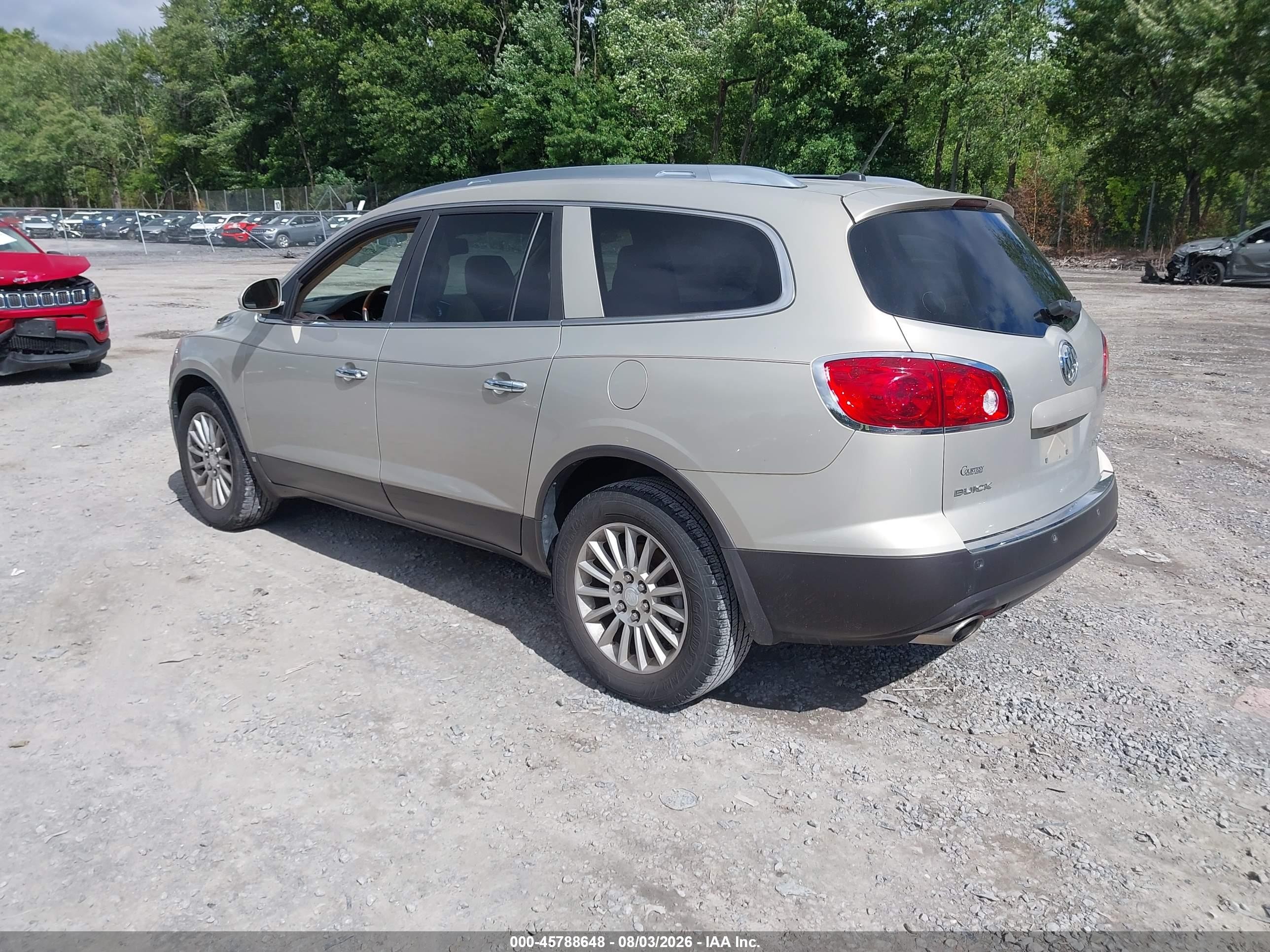 2009 Buick Enclave Cxl Tan vin: 5GAER23D49J209630