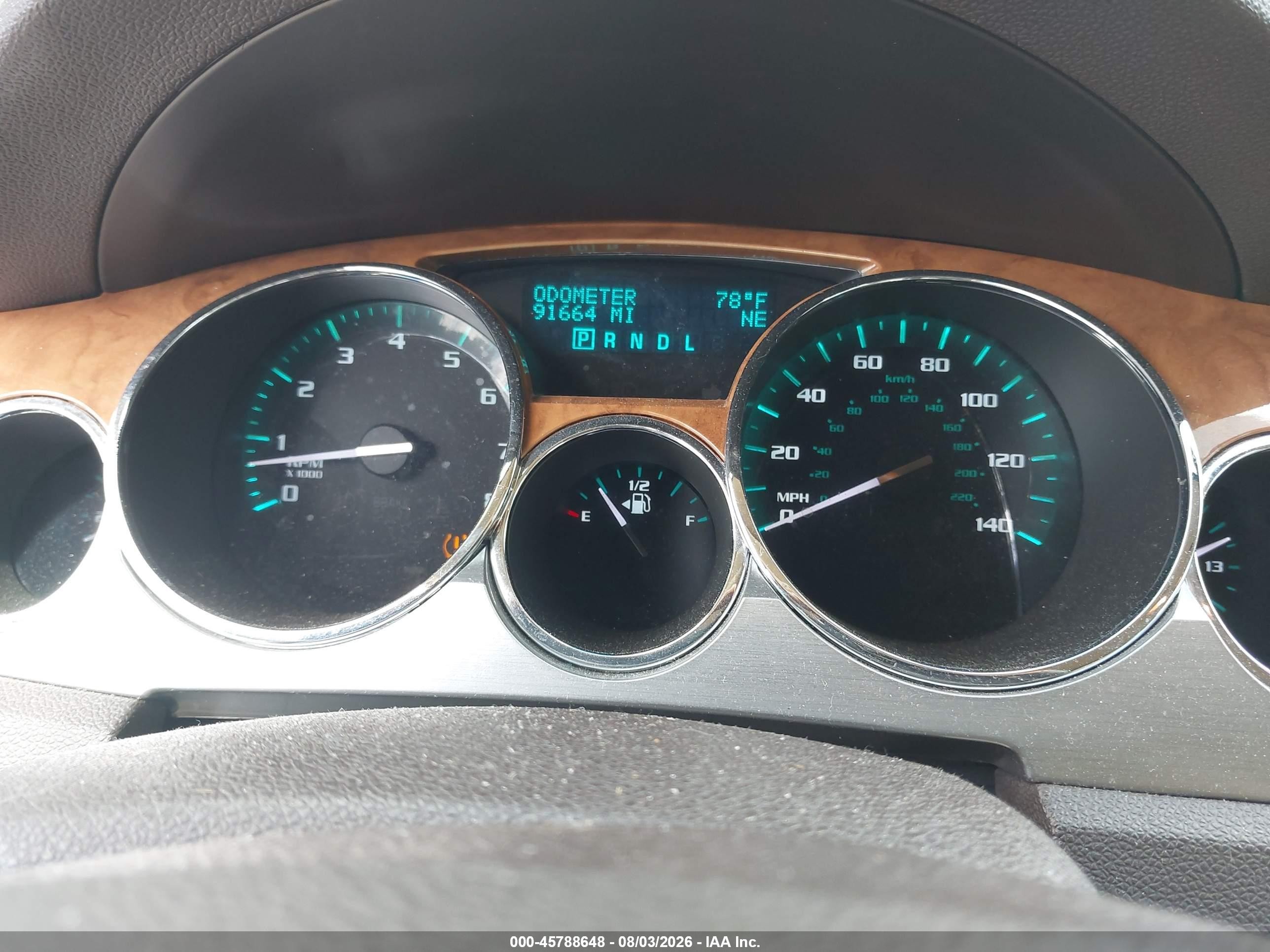 2009 Buick Enclave Cxl Tan vin: 5GAER23D49J209630