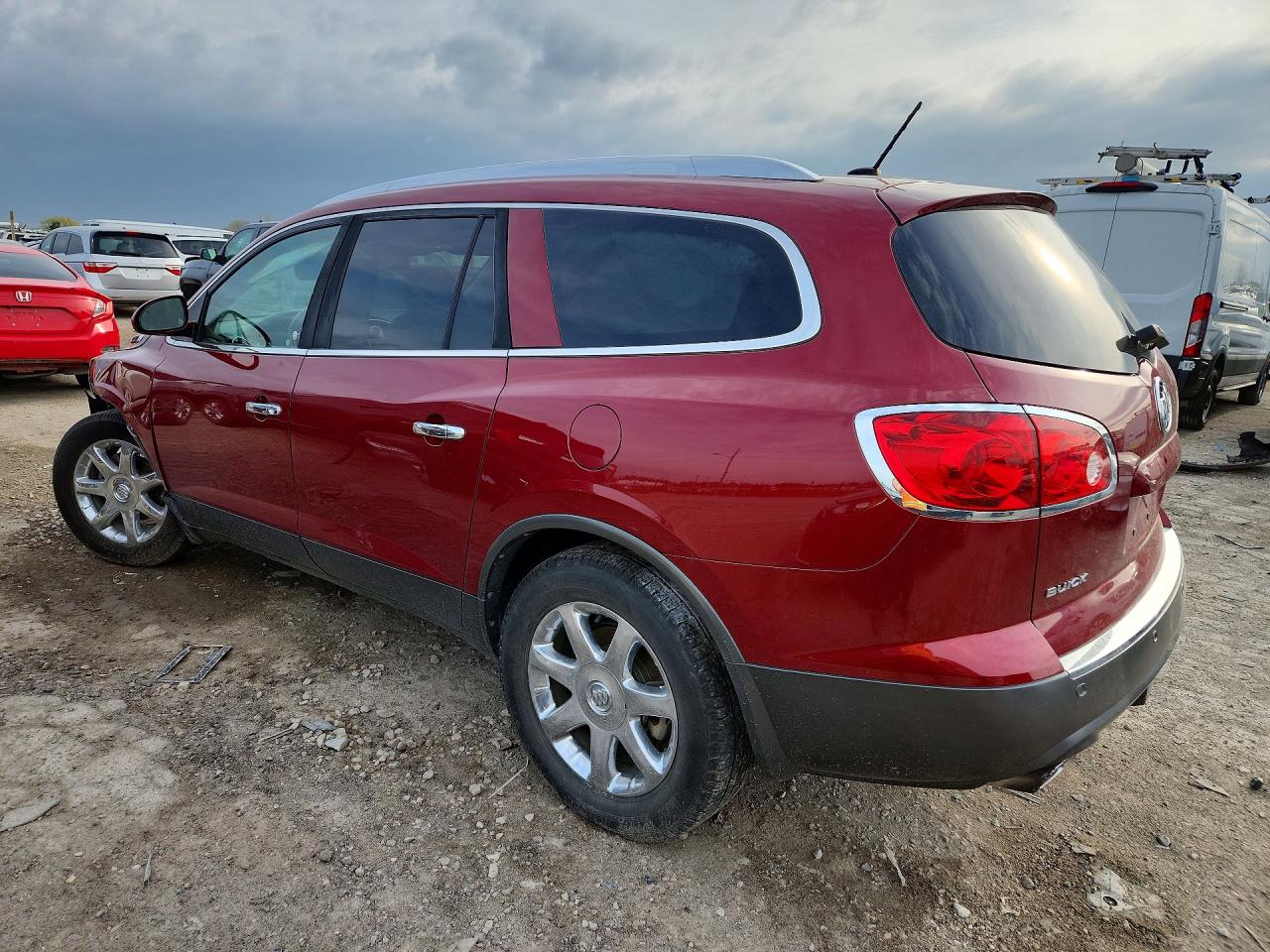 2009 Buick Enclave Cxl Maroon vin: 5GAER23D49J219655