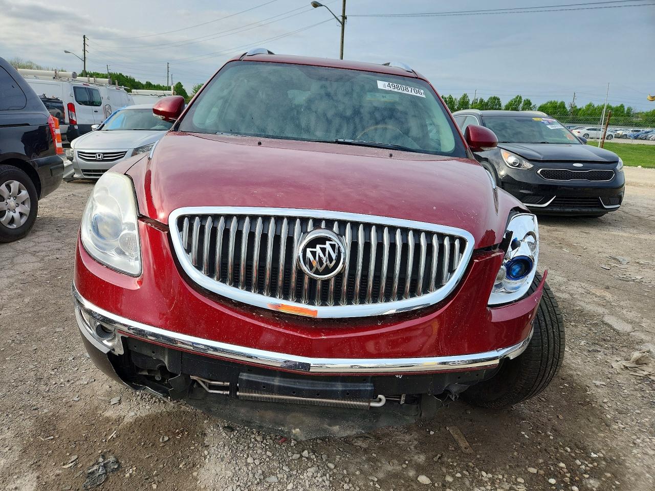 2009 Buick Enclave Cxl Maroon vin: 5GAER23D49J219655