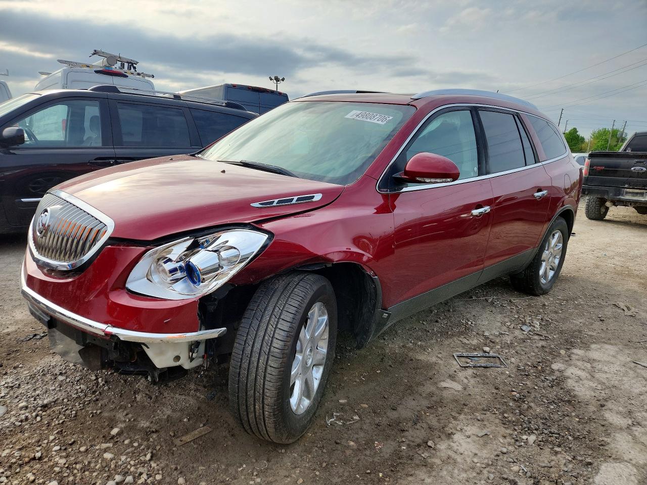 2009 Buick Enclave Cxl Maroon vin: 5GAER23D49J219655