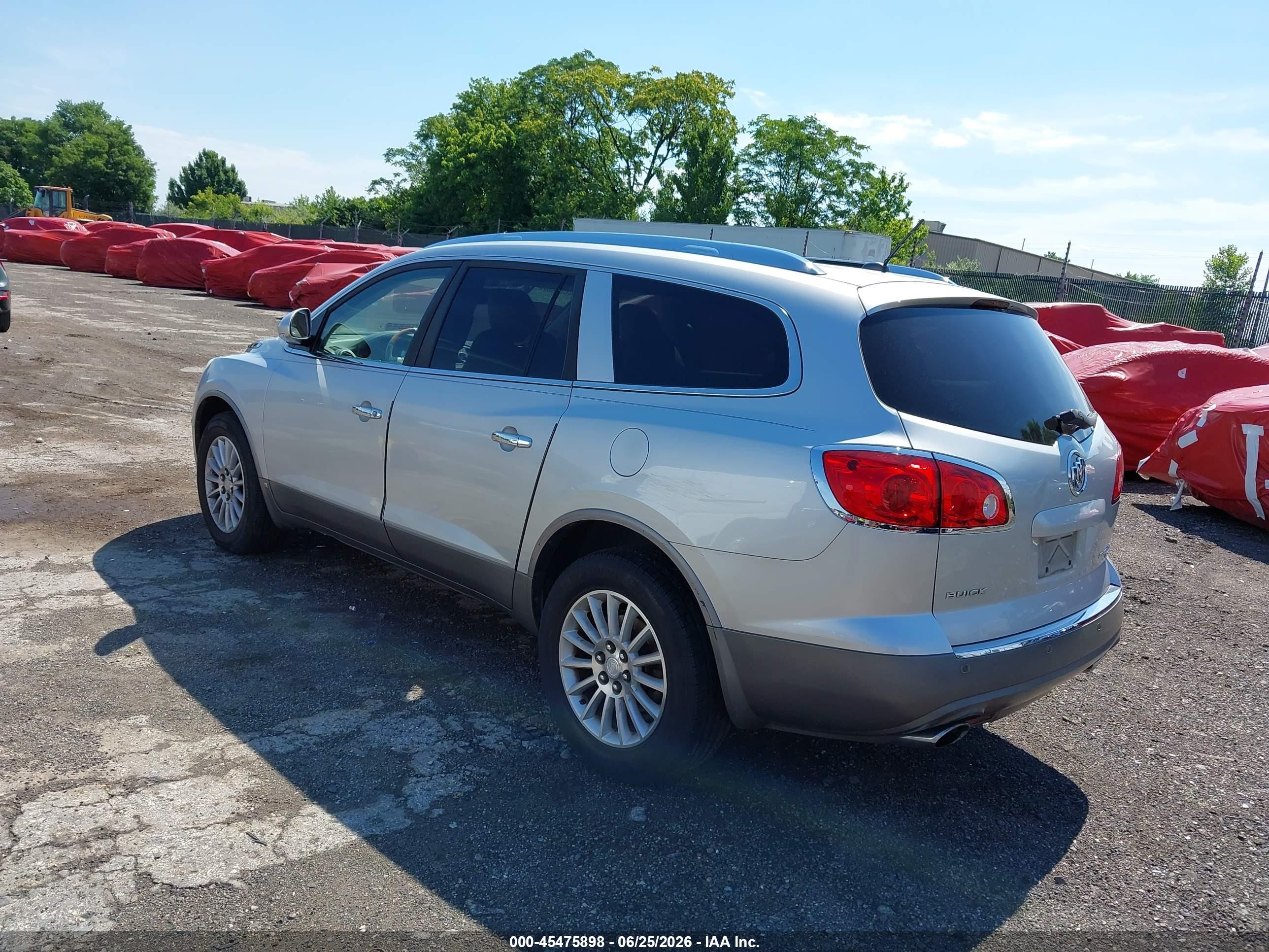 2009 Buick Enclave Cxl Silver vin: 5GAER23D59J152712