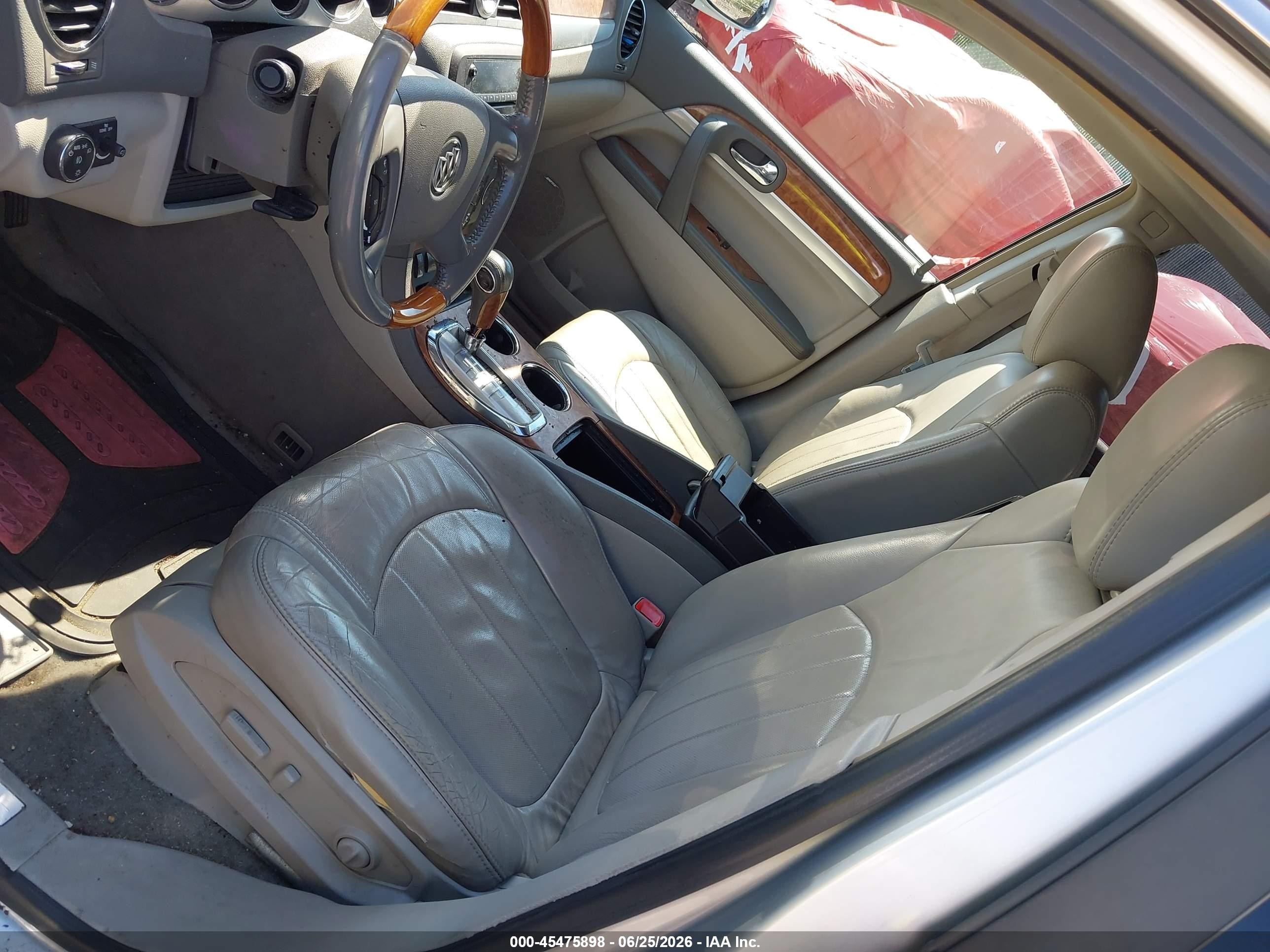 2009 Buick Enclave Cxl Silver vin: 5GAER23D59J152712
