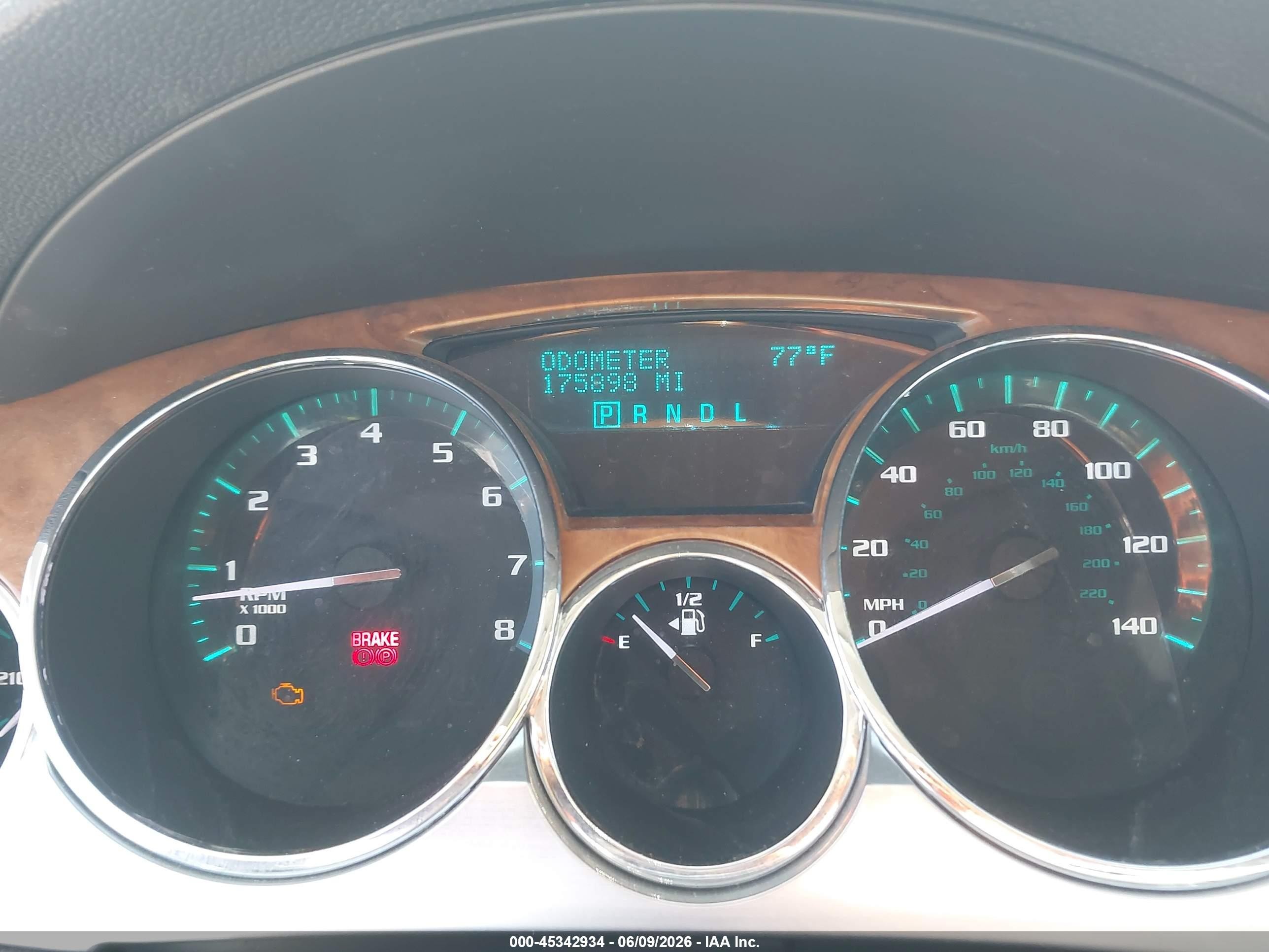2009 Buick Enclave Cxl Cream vin: 5GAER23D59J183331