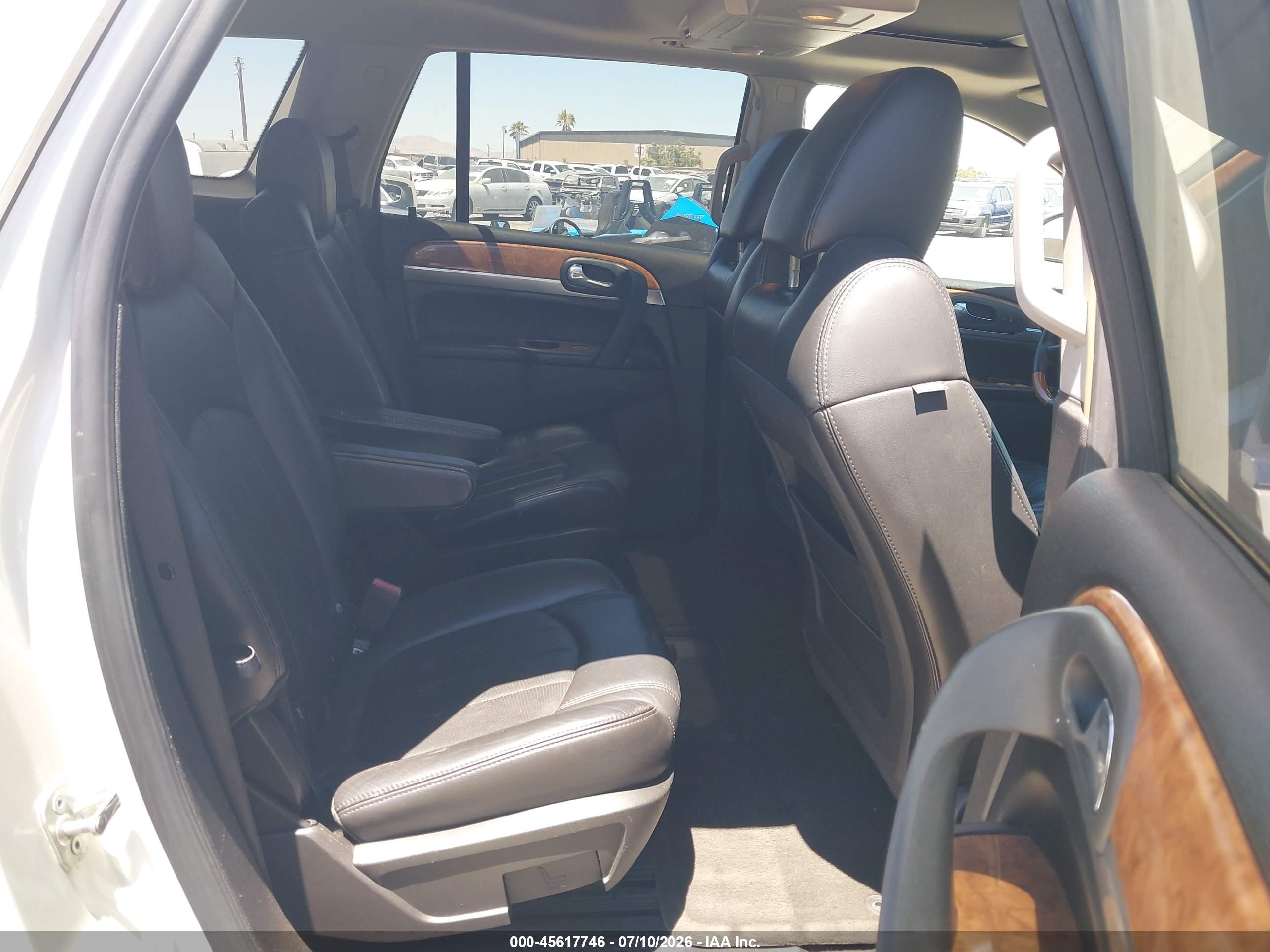 2009 Buick Enclave Cxl White vin: 5GAER23D59J183331