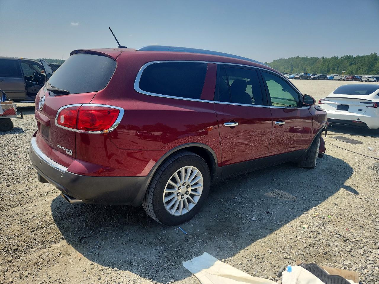2009 Buick Enclave Cxl Burgundy vin: 5GAER23D69J130508