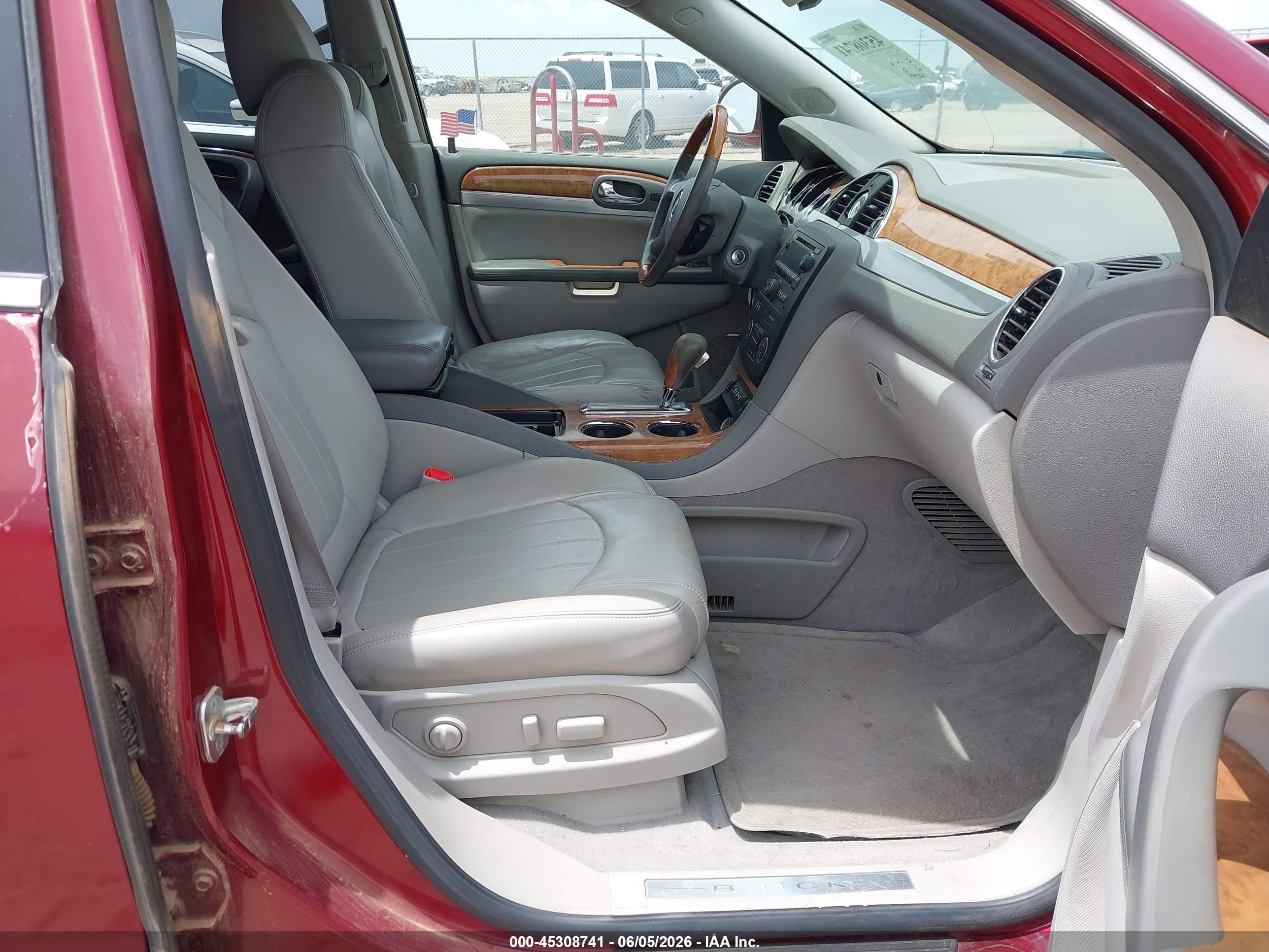 2009 Buick Enclave Cxl Red vin: 5GAER23D69J172015