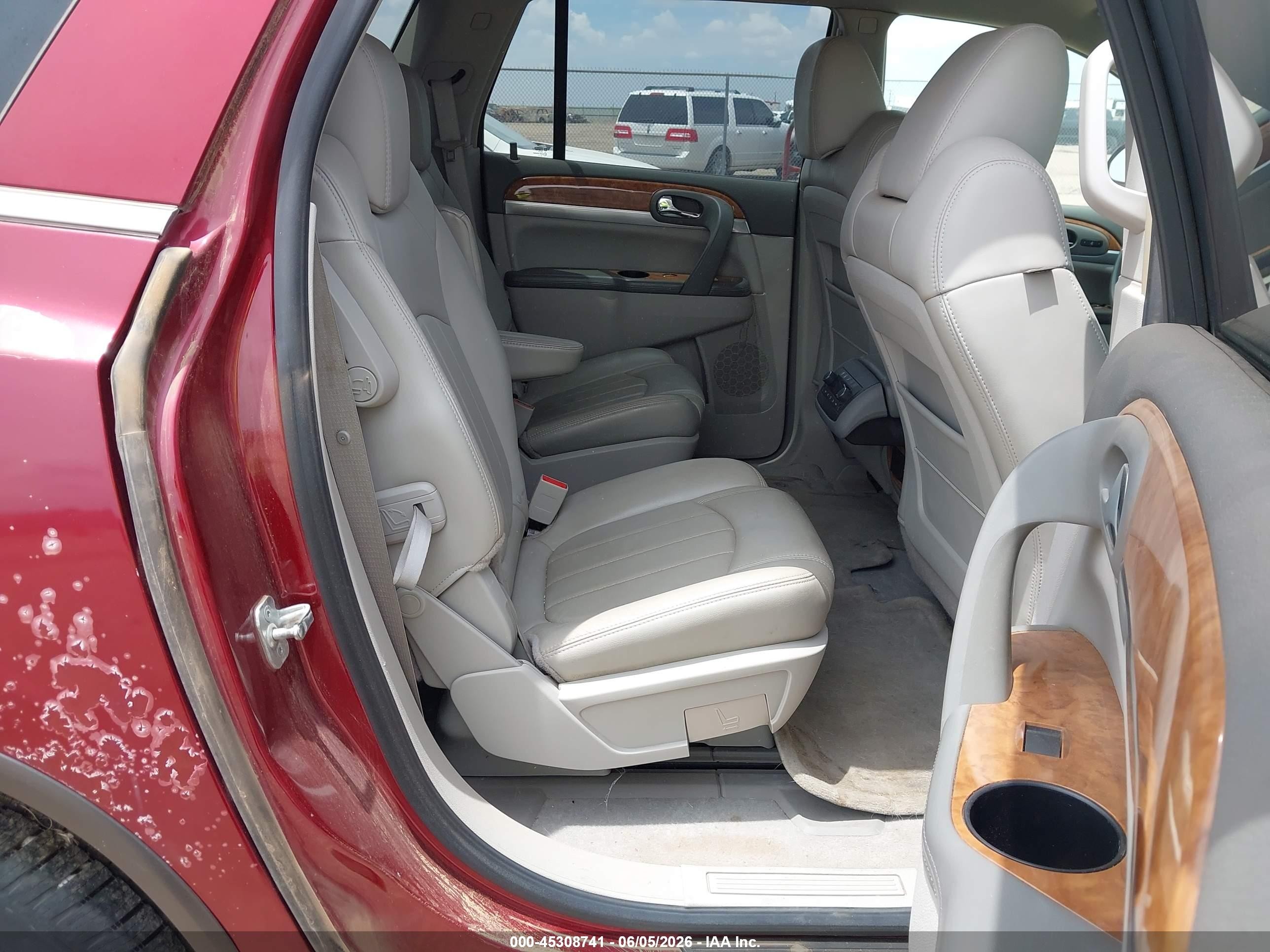 2009 Buick Enclave Cxl Red vin: 5GAER23D69J172015
