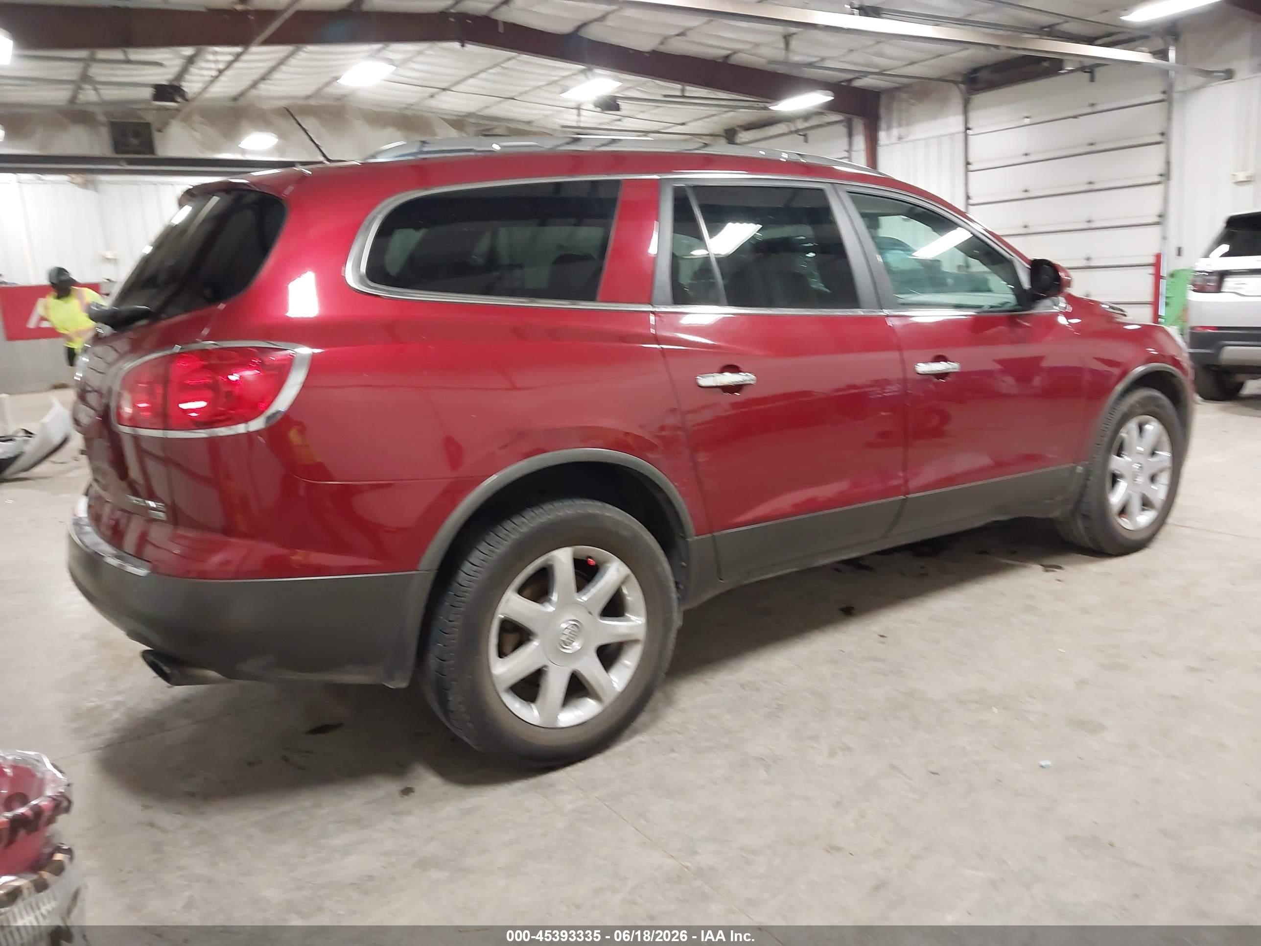 2009 Buick Enclave Cxl Red vin: 5GAER23D69J209550