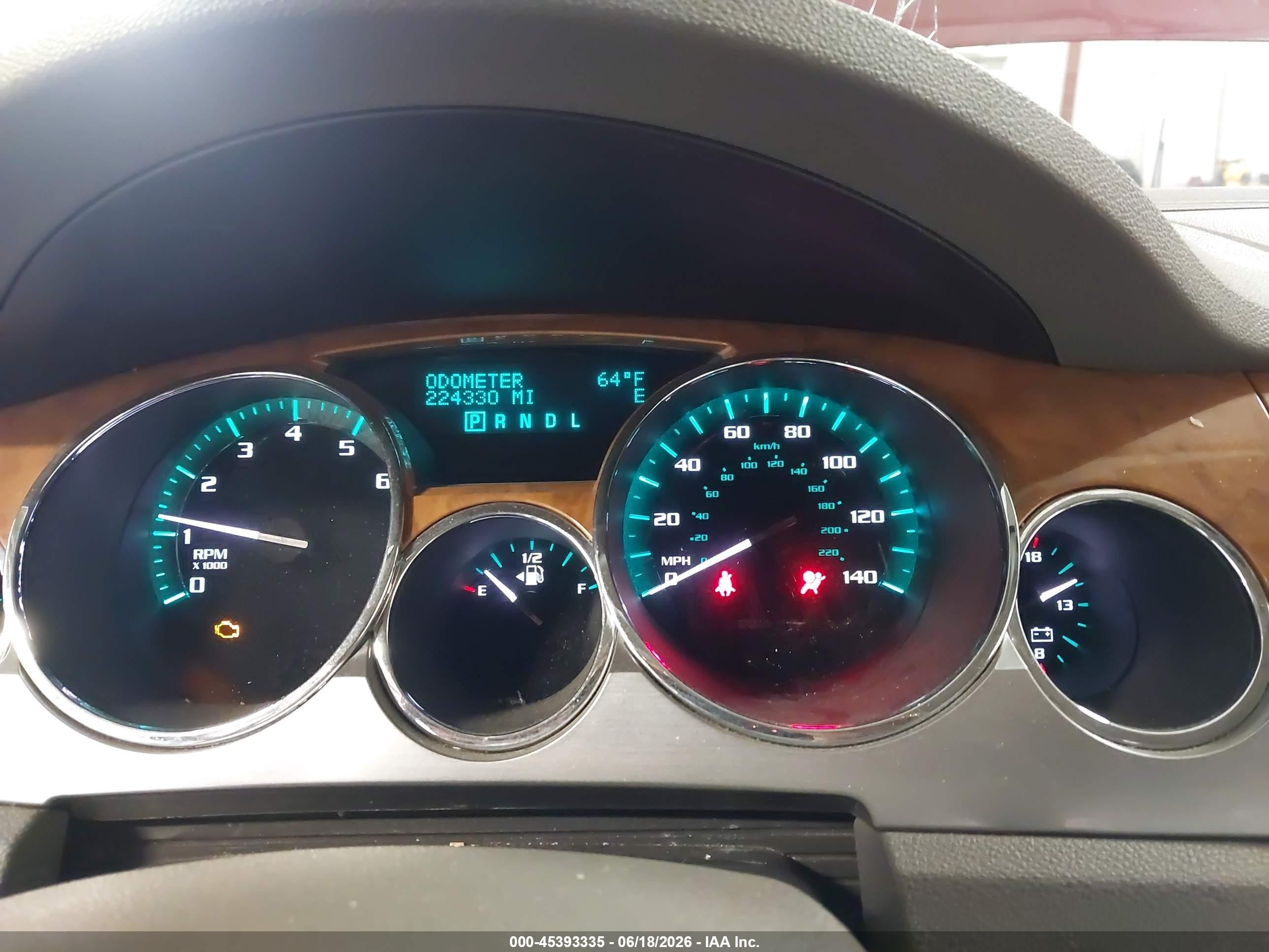 2009 Buick Enclave Cxl Red vin: 5GAER23D69J209550