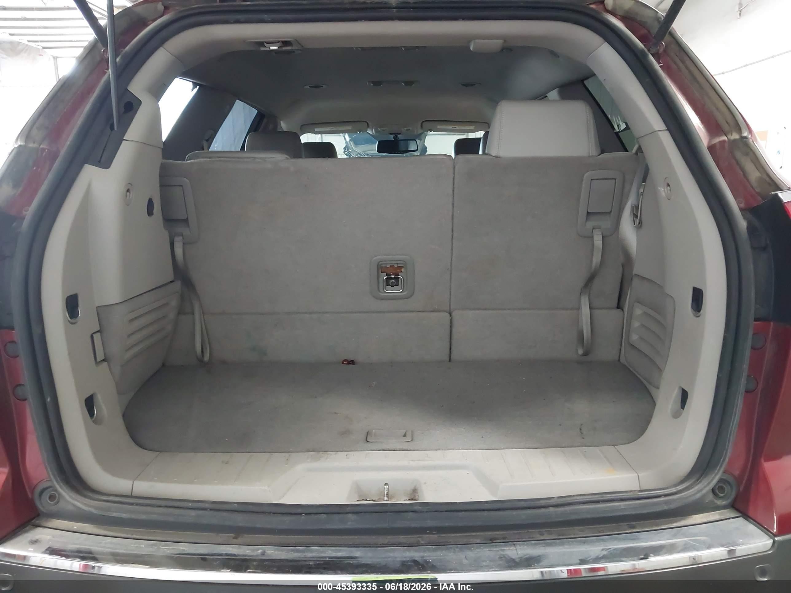 2009 Buick Enclave Cxl Red vin: 5GAER23D69J209550