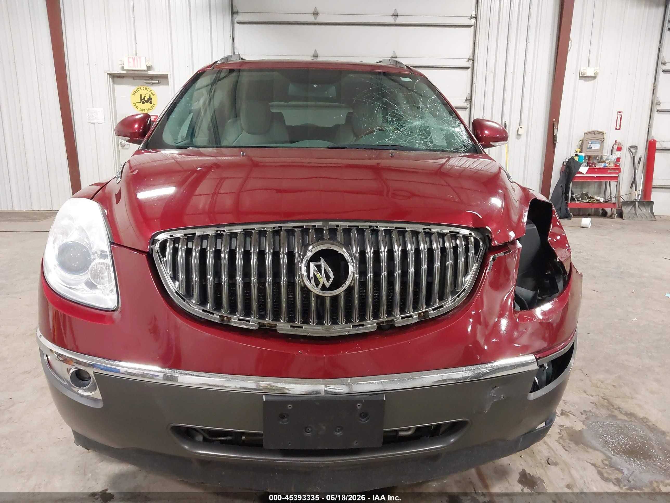 2009 Buick Enclave Cxl Red vin: 5GAER23D69J209550