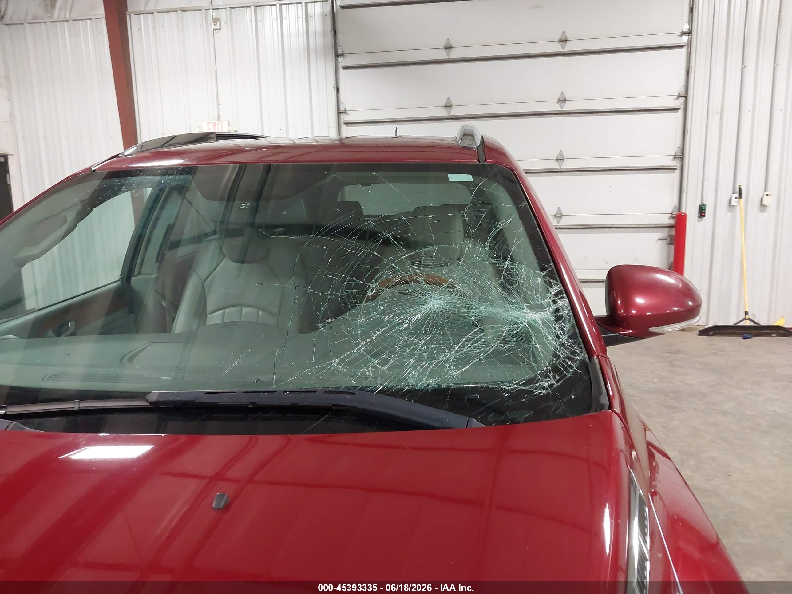 2009 Buick Enclave Cxl Red vin: 5GAER23D69J209550
