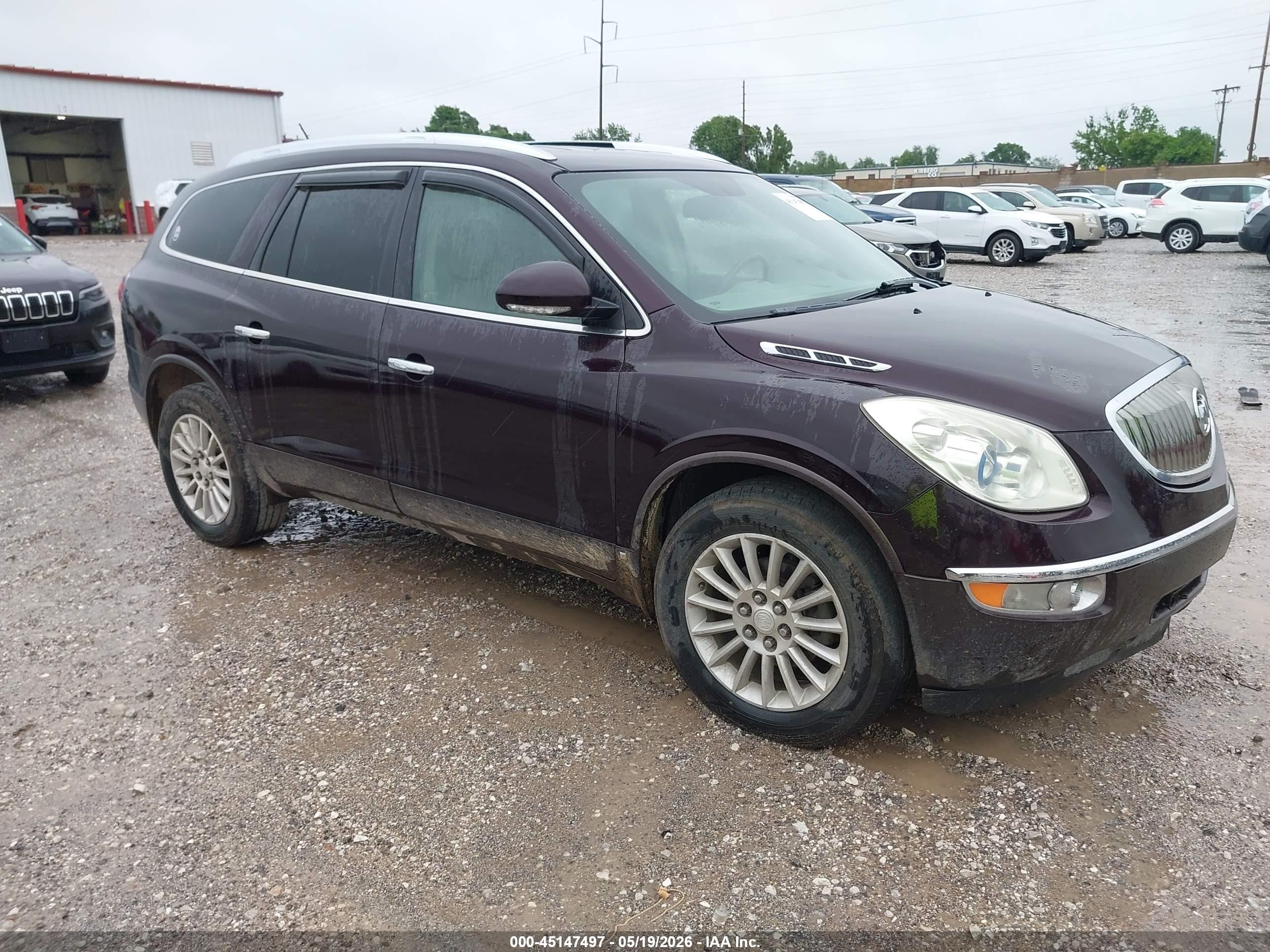 2009 Buick Enclave Cxl Burgundy vin: 5GAER23D79J205619