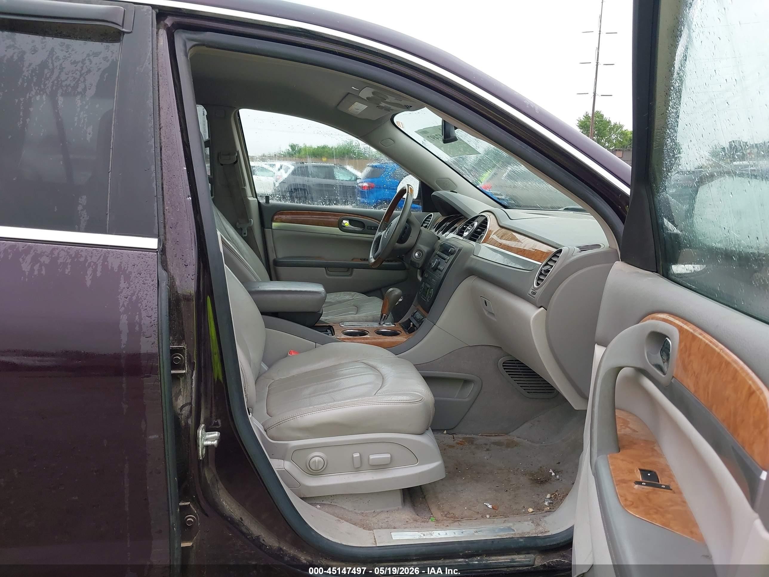 2009 Buick Enclave Cxl Burgundy vin: 5GAER23D79J205619