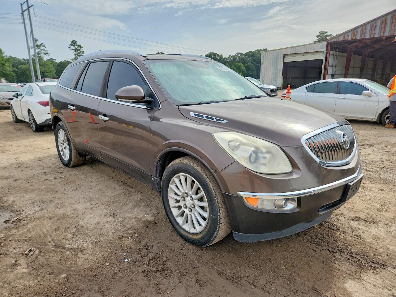 2009 Buick Enclave Cxl Brown vin: 5GAER23D89J165339