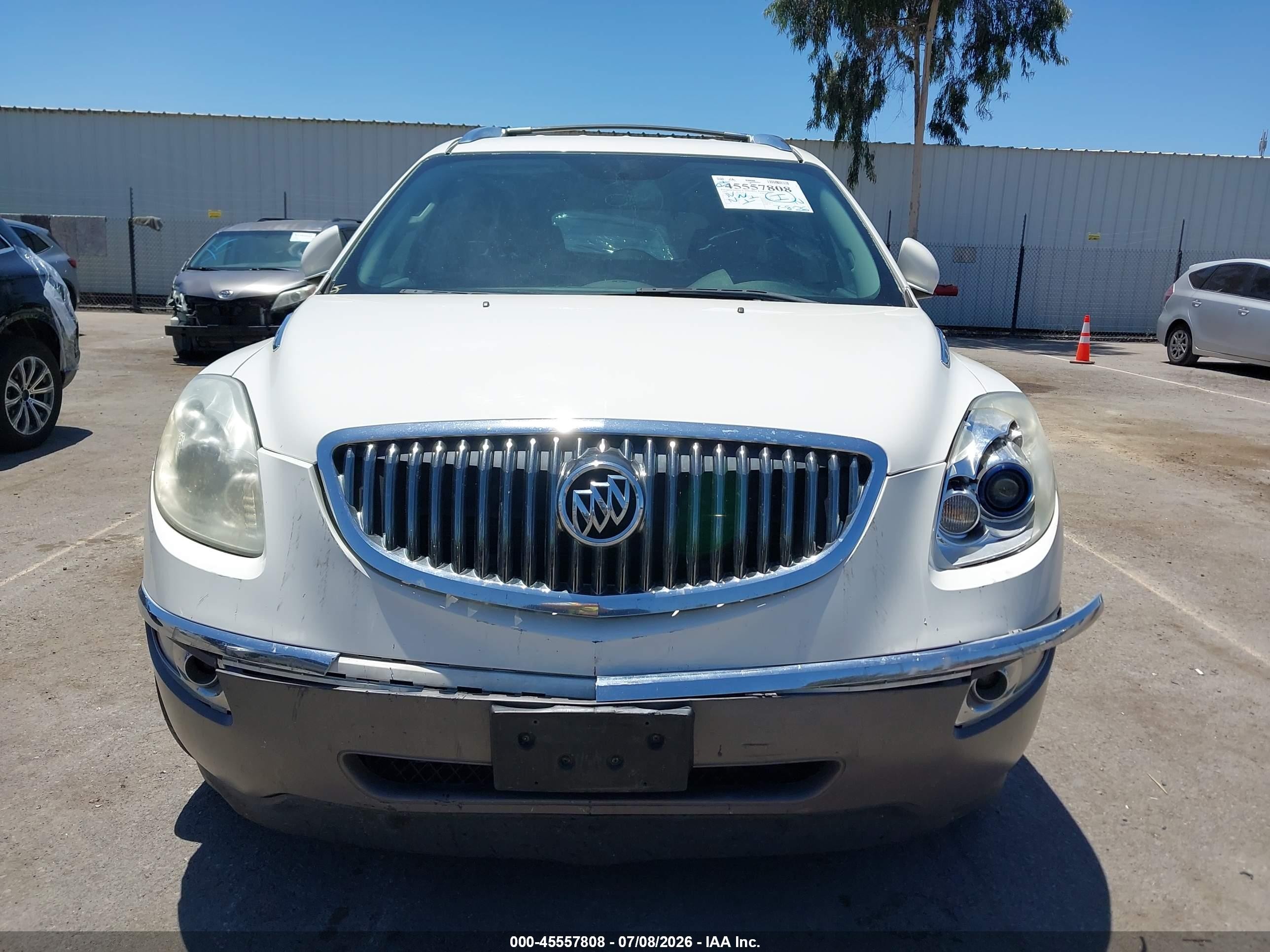 2009 Buick Enclave Cxl Белый vin: 5GAER23D89J207346