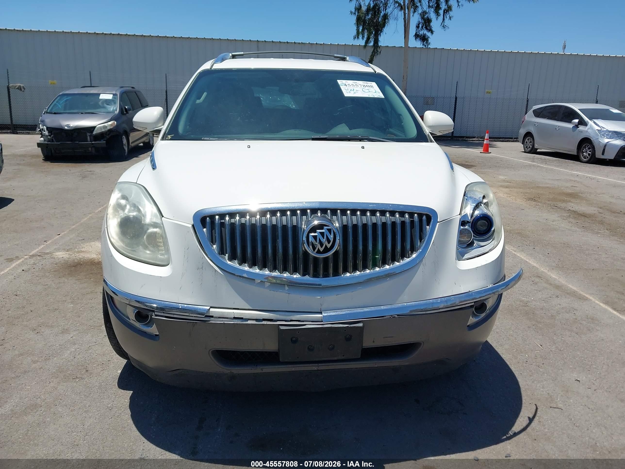 2009 Buick Enclave Cxl Белый vin: 5GAER23D89J207346