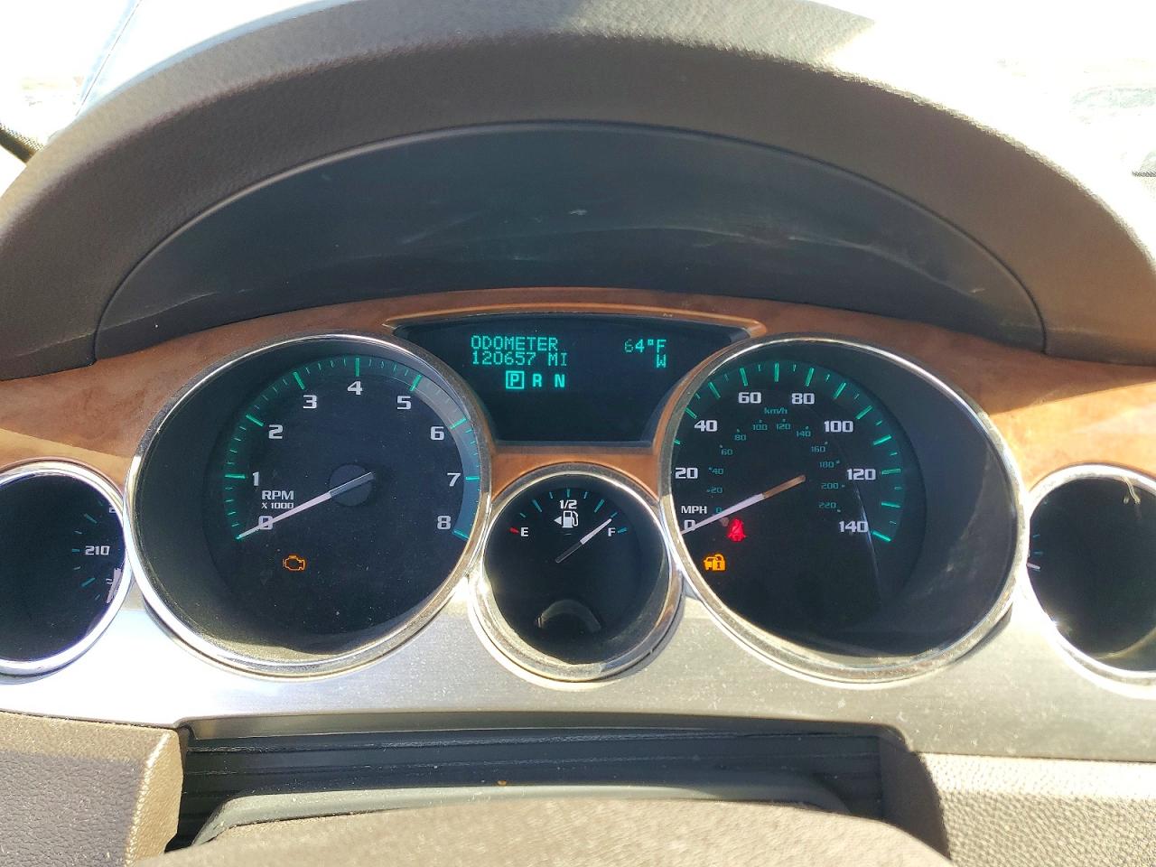 2009 Buick Enclave Cxl Gold vin: 5GAER23D99J125626