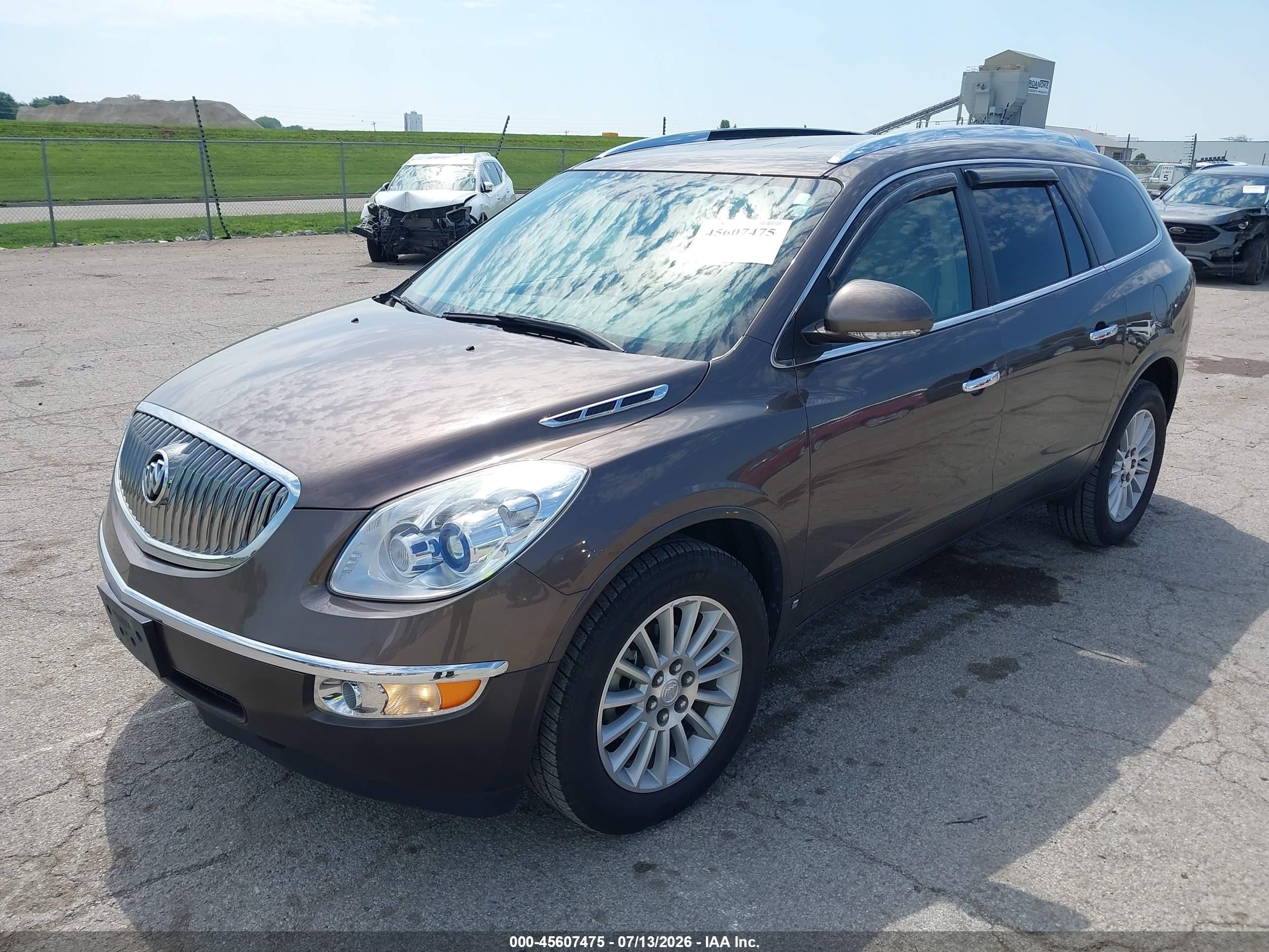 2009 Buick Enclave Cxl Brown vin: 5GAER23D99J147934