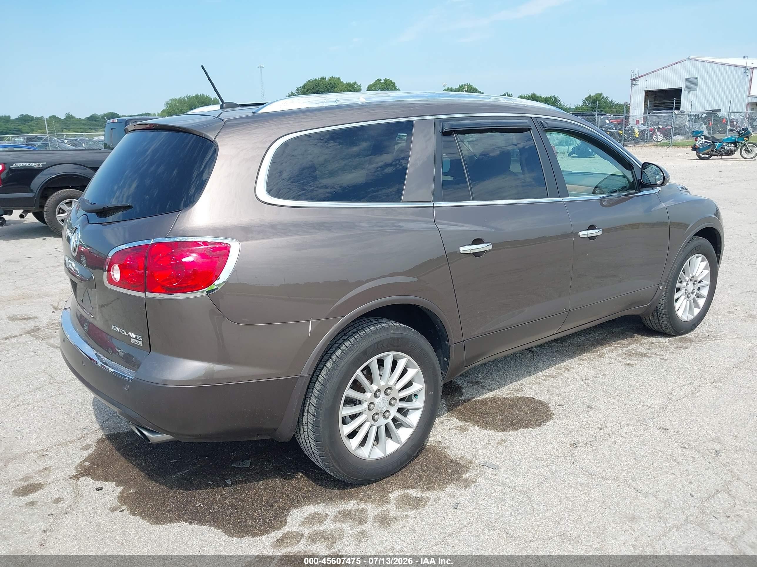 2009 Buick Enclave Cxl Brown vin: 5GAER23D99J147934
