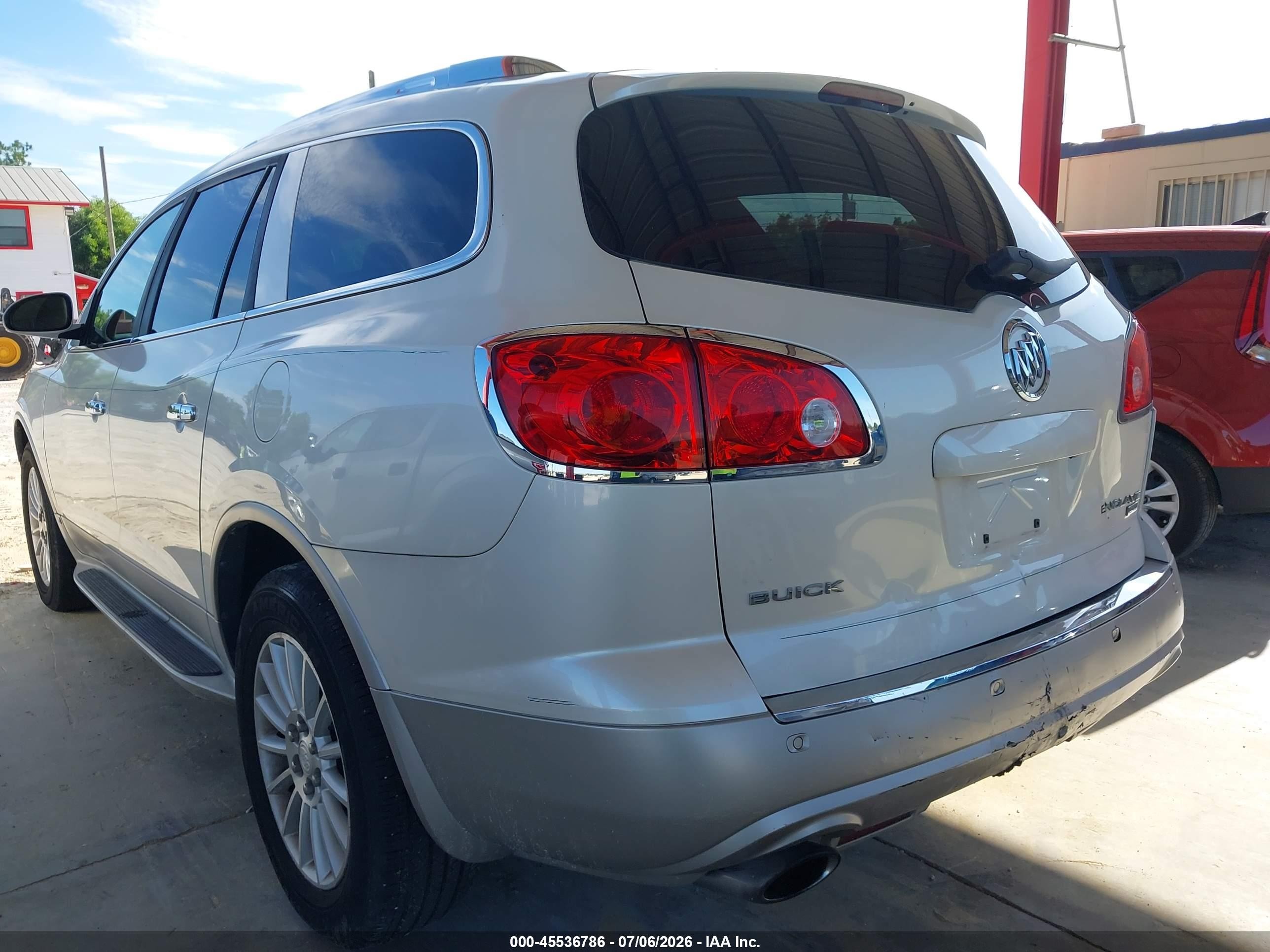 2009 Buick Enclave Cxl Cream vin: 5GAER23D99J203127