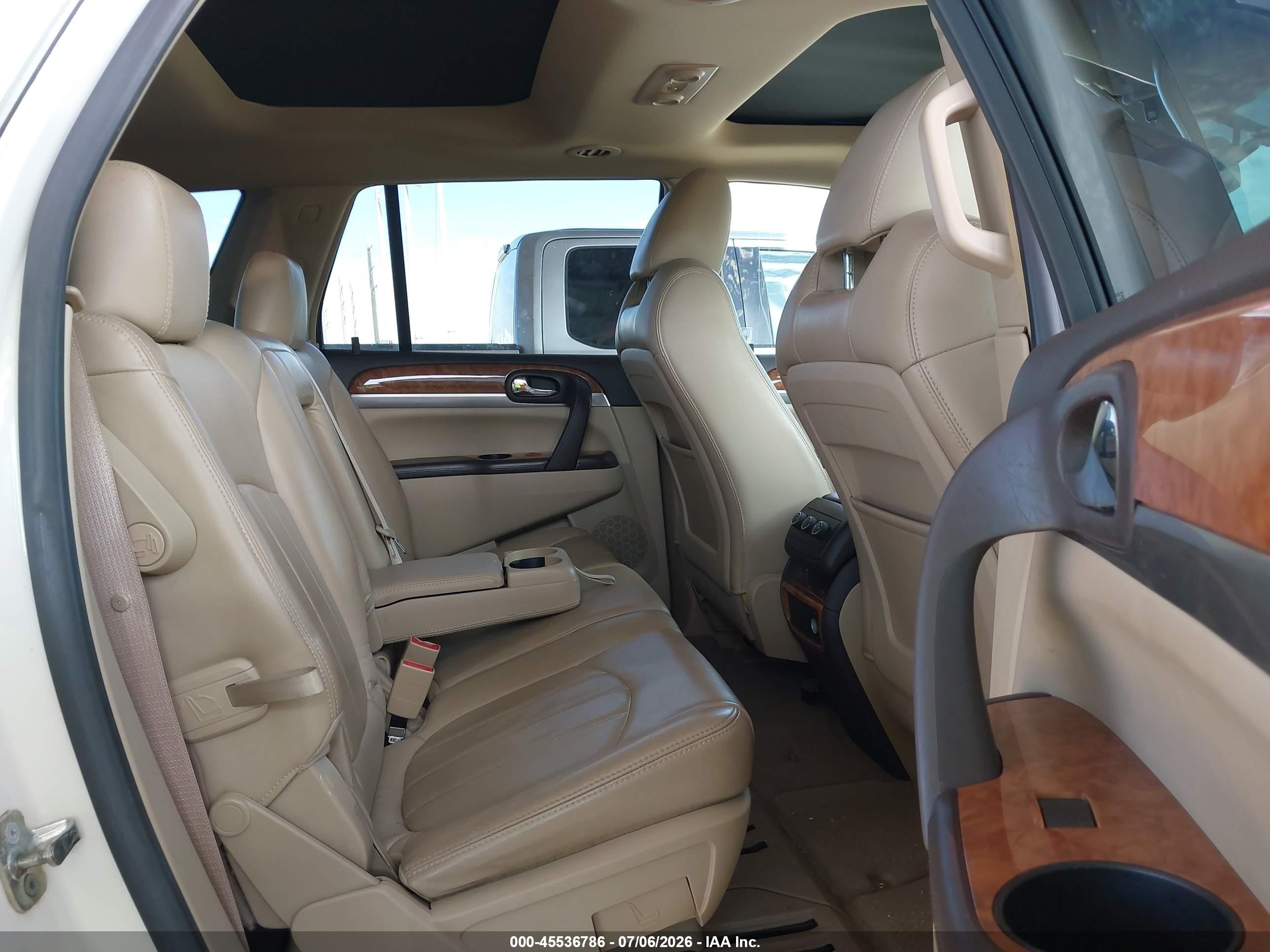 2009 Buick Enclave Cxl Cream vin: 5GAER23D99J203127