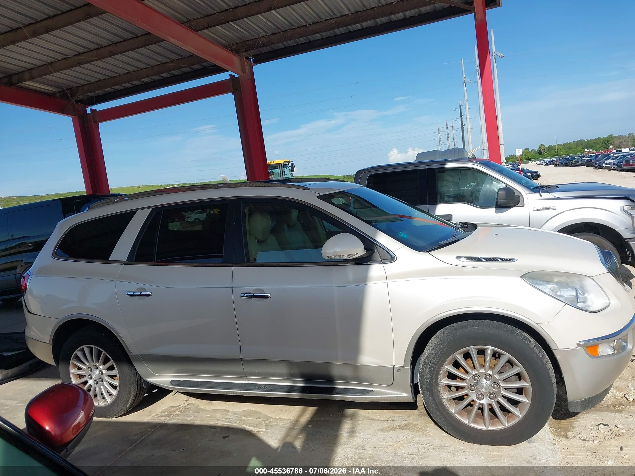 2009 Buick Enclave Cxl Cream vin: 5GAER23D99J203127